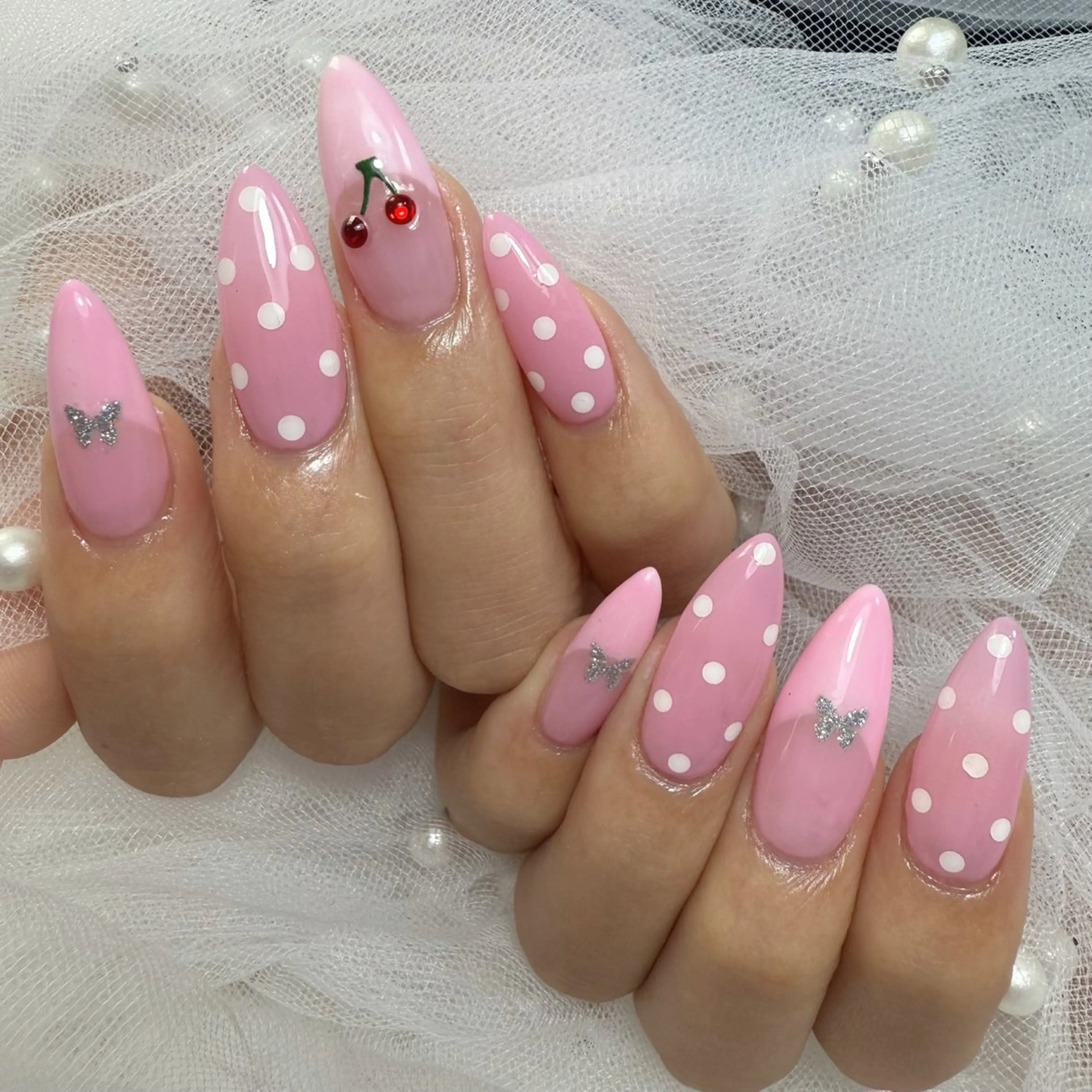 ネイル 持ち込み ピンク ハンドネイル L'ino nailのネイルデザイン