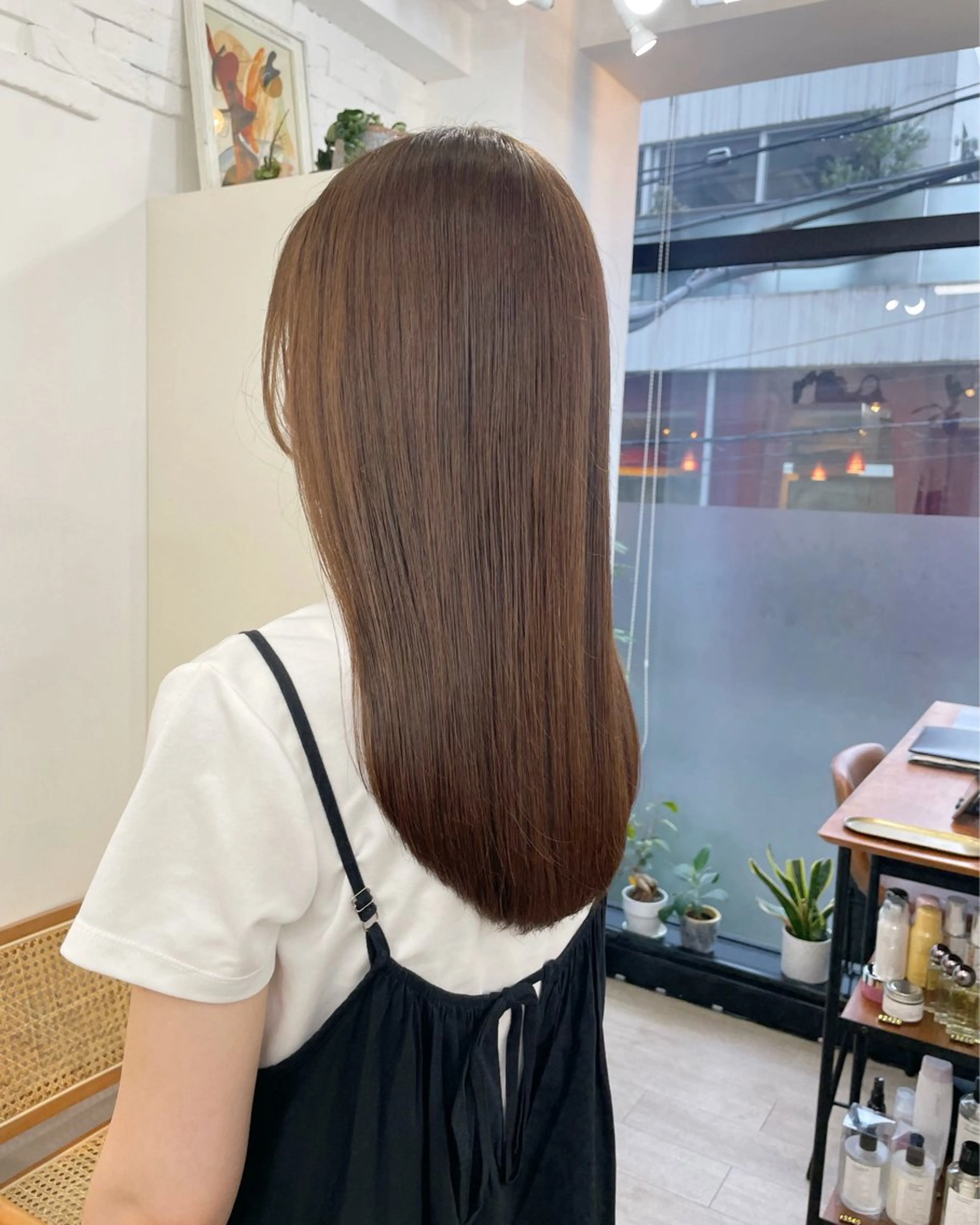 セミロング カット ヘアカラー ✨髪質改善✨原宿 えのもと　はなのヘアスタイル