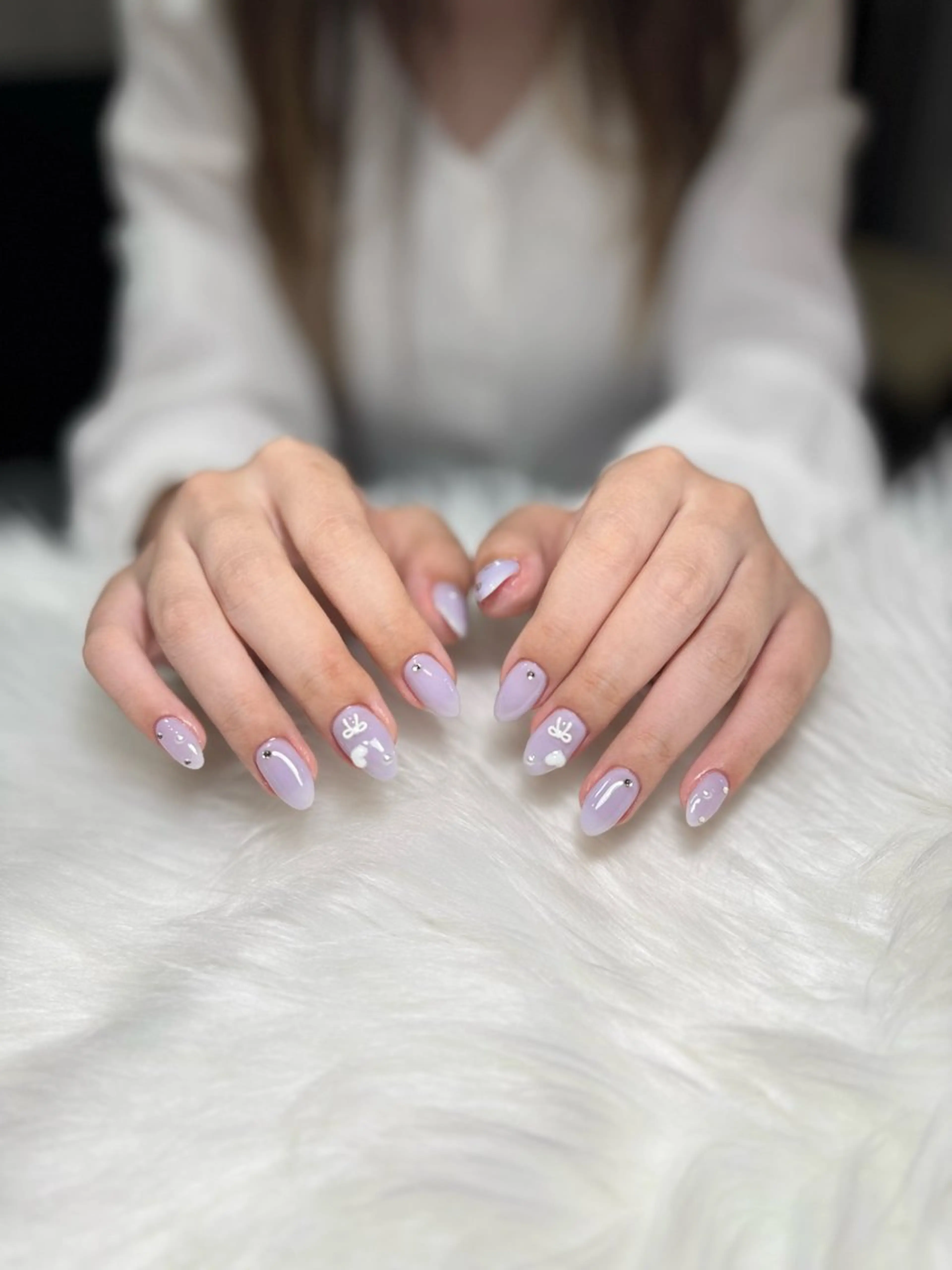 ネイル オーロラネイル チークネイル フットネイル フレンチネイル ジェルネイル Nichi Nailsのネイルデザイン