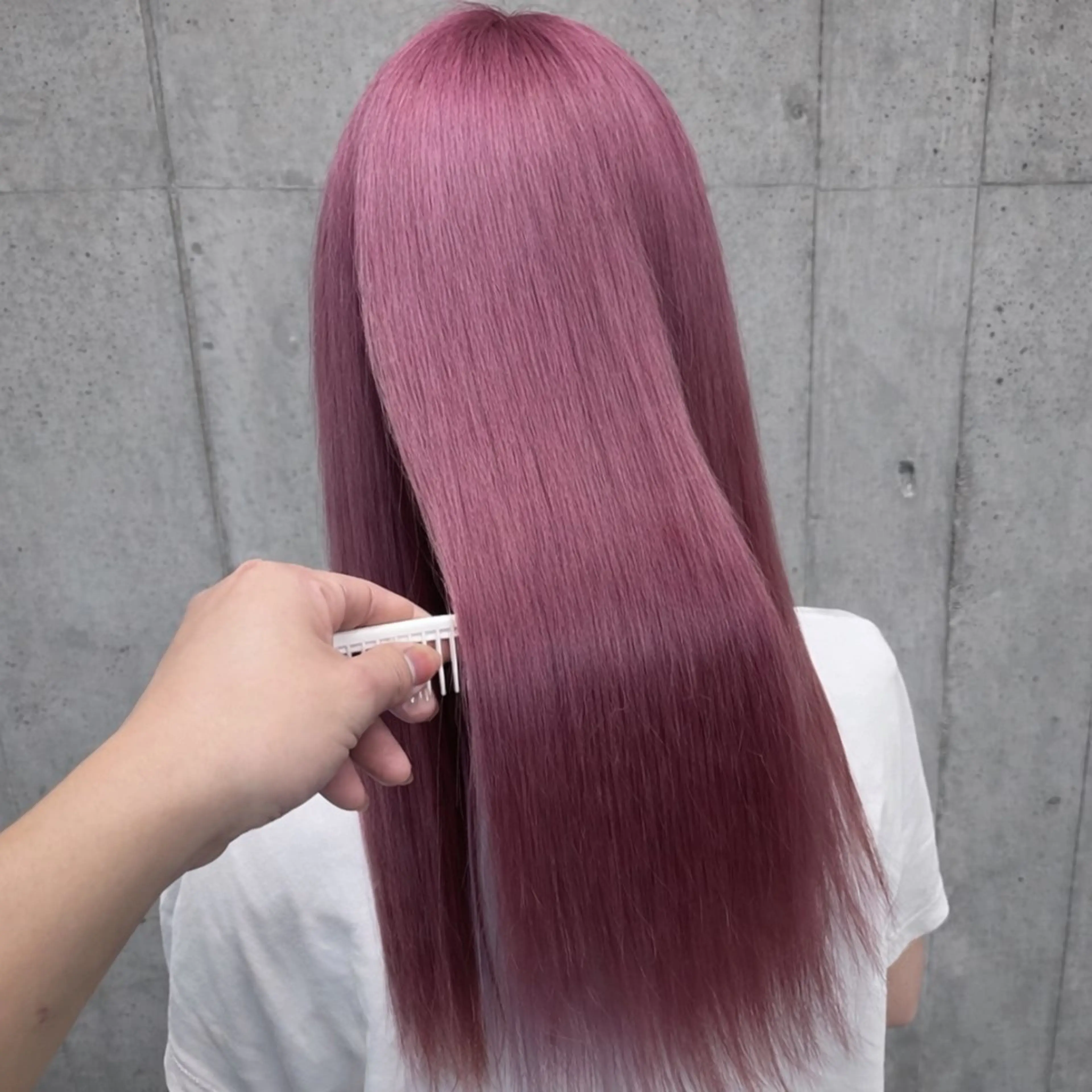 ミディアム カラー ブリーチ ケアブリーチ ハイトーンカラー ピンクカラー 縮毛矯正 ヘアカラー トリートメント ヘアセット ✨ブリーチ支持No1 複雑履歴修正/舘岡のヘアスタイル