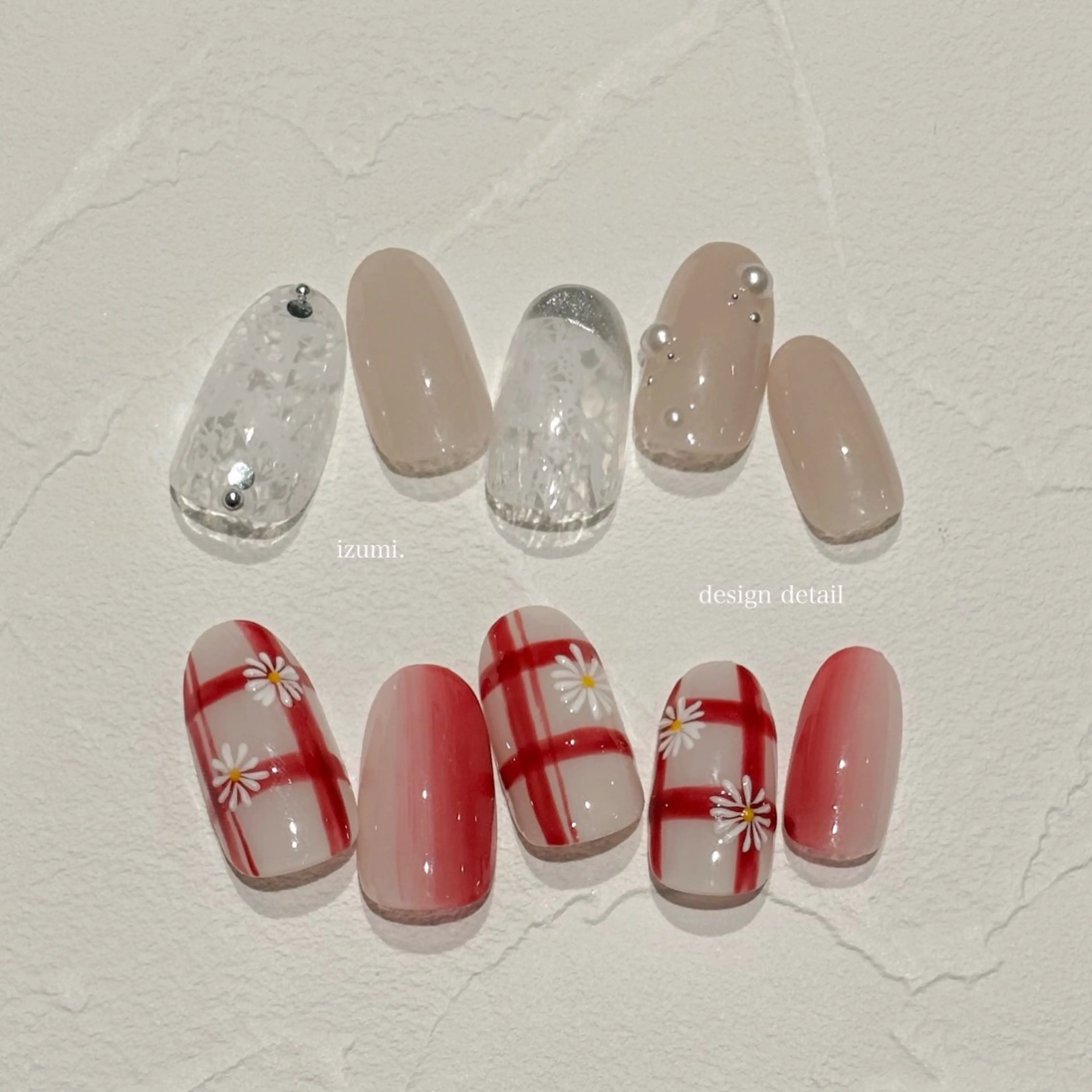 ネイル ハンドネイル IZUMIꕤnail 堺筋本町｜心斎橋のネイルデザイン