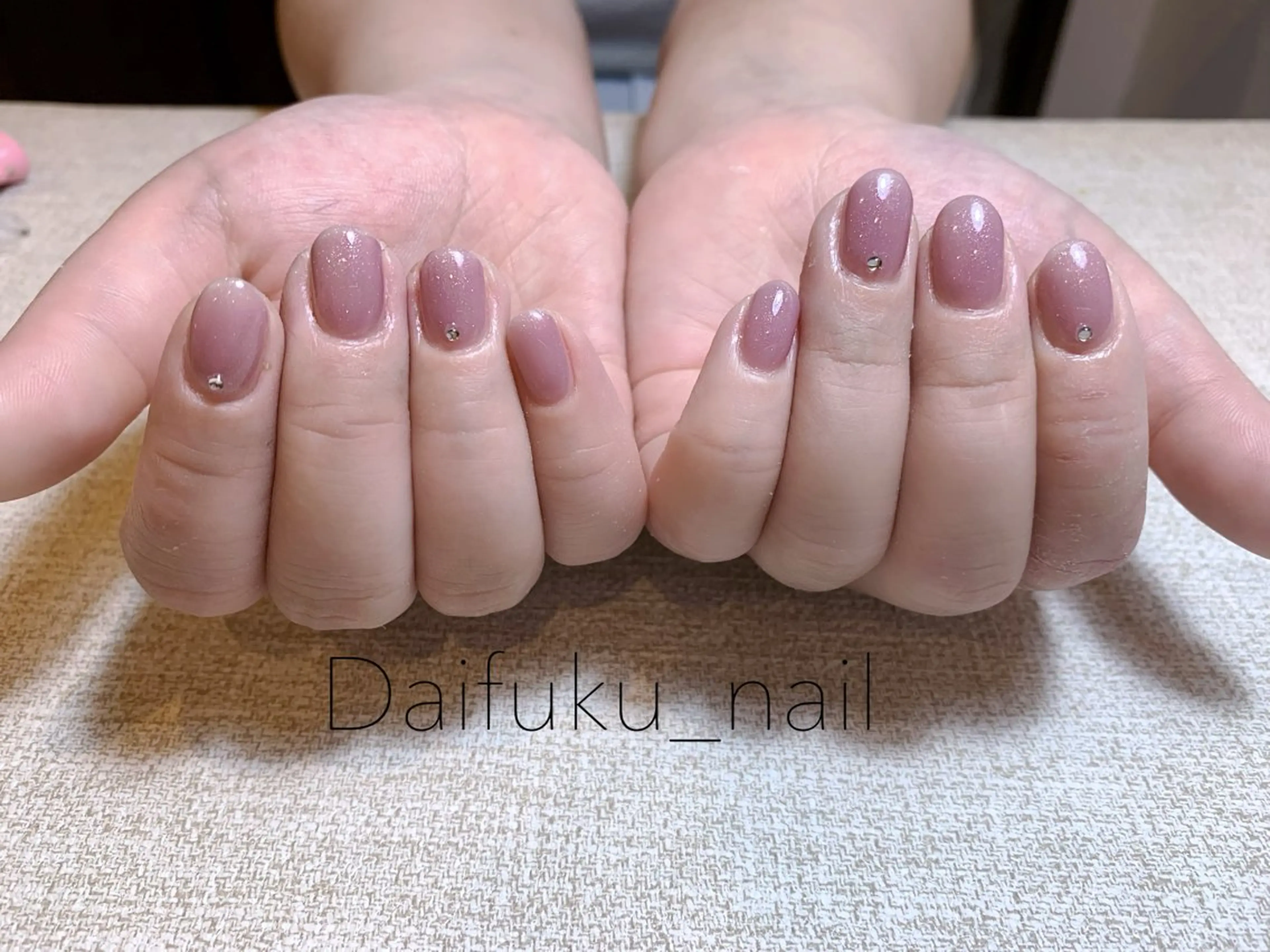 ショート ハンドネイル Daifuku nailsのネイルデザイン