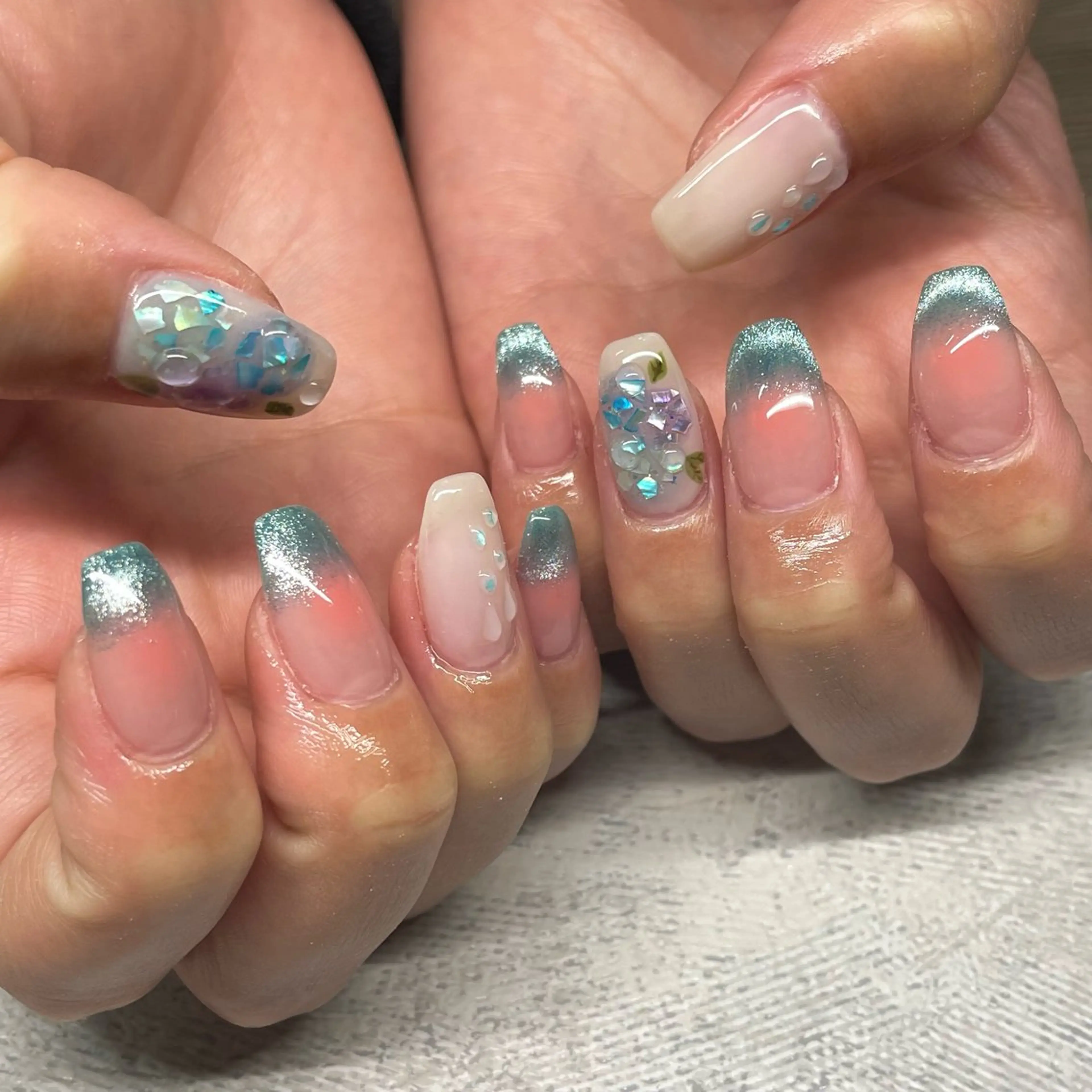 パーマ ハンドネイル nailsalon SuMILEのネイルデザイン