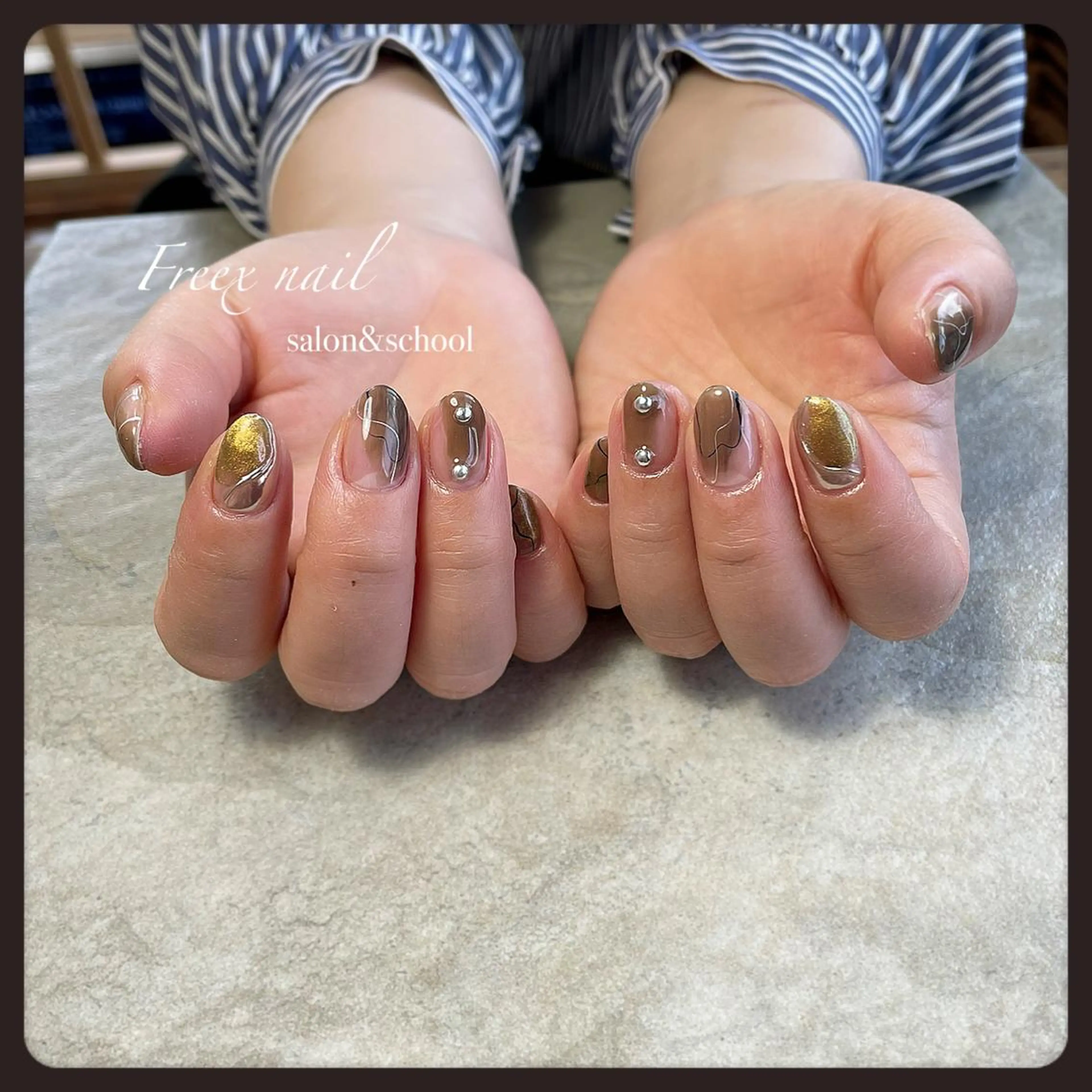 ネイル ニュアンスネイル ハンドネイル ハンドケア freex nail /ニュアンス/個性派のネイルデザイン