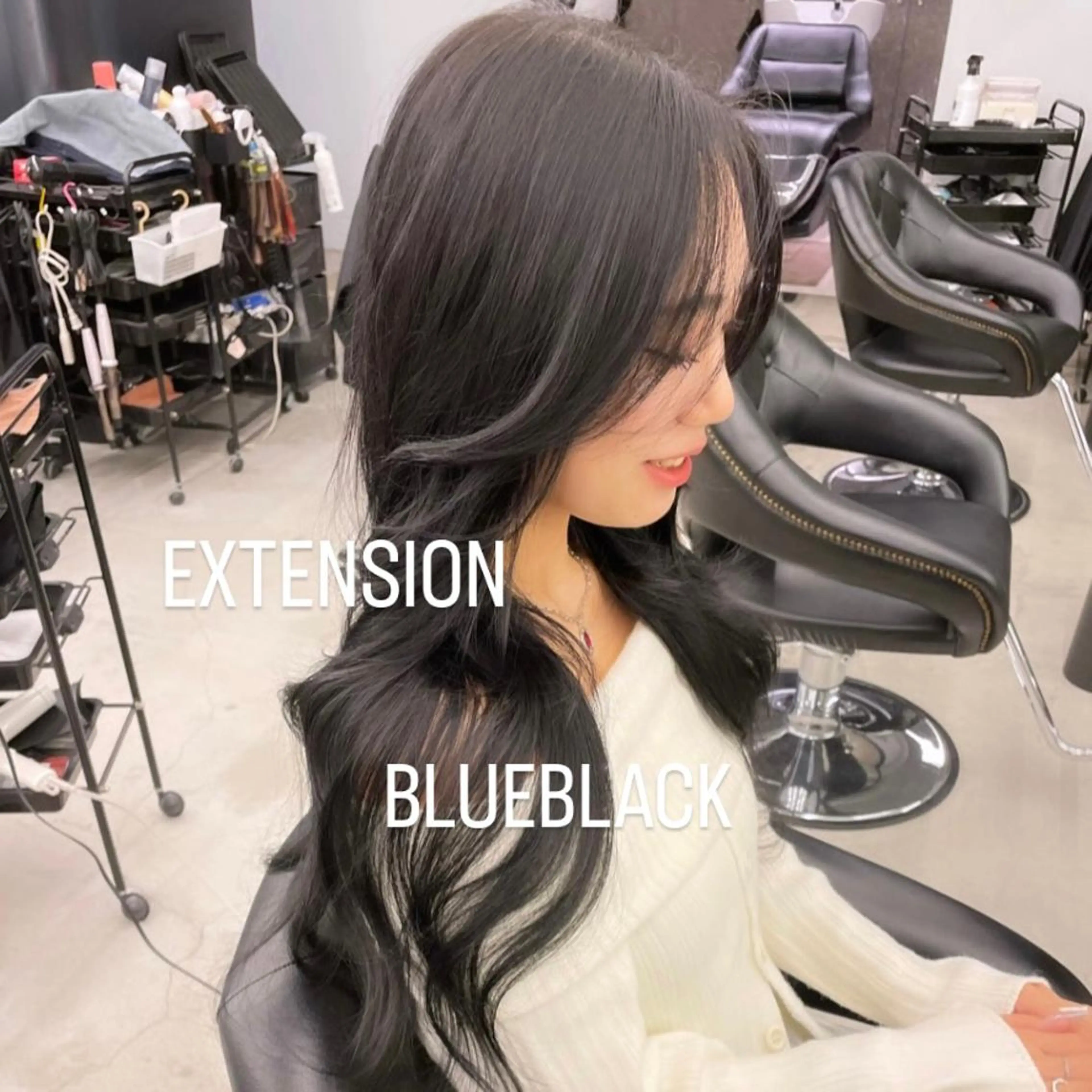 ロング カラー ヘアカラー エクステ エクステ🩵ブリーチ 韓国ヘア🩵KAEのヘアスタイル