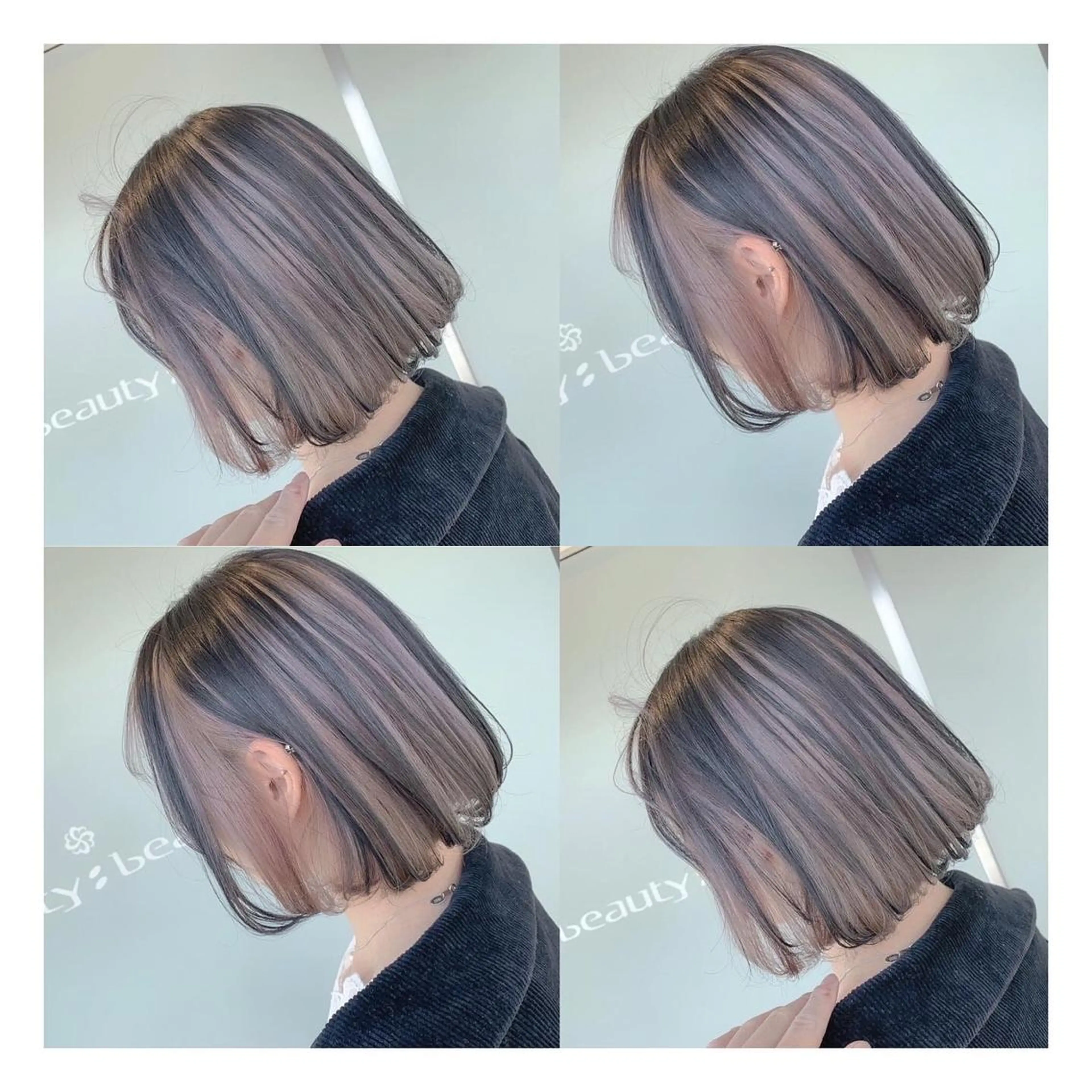 ミディアム カラー ba-boo 広島のヘアスタイル