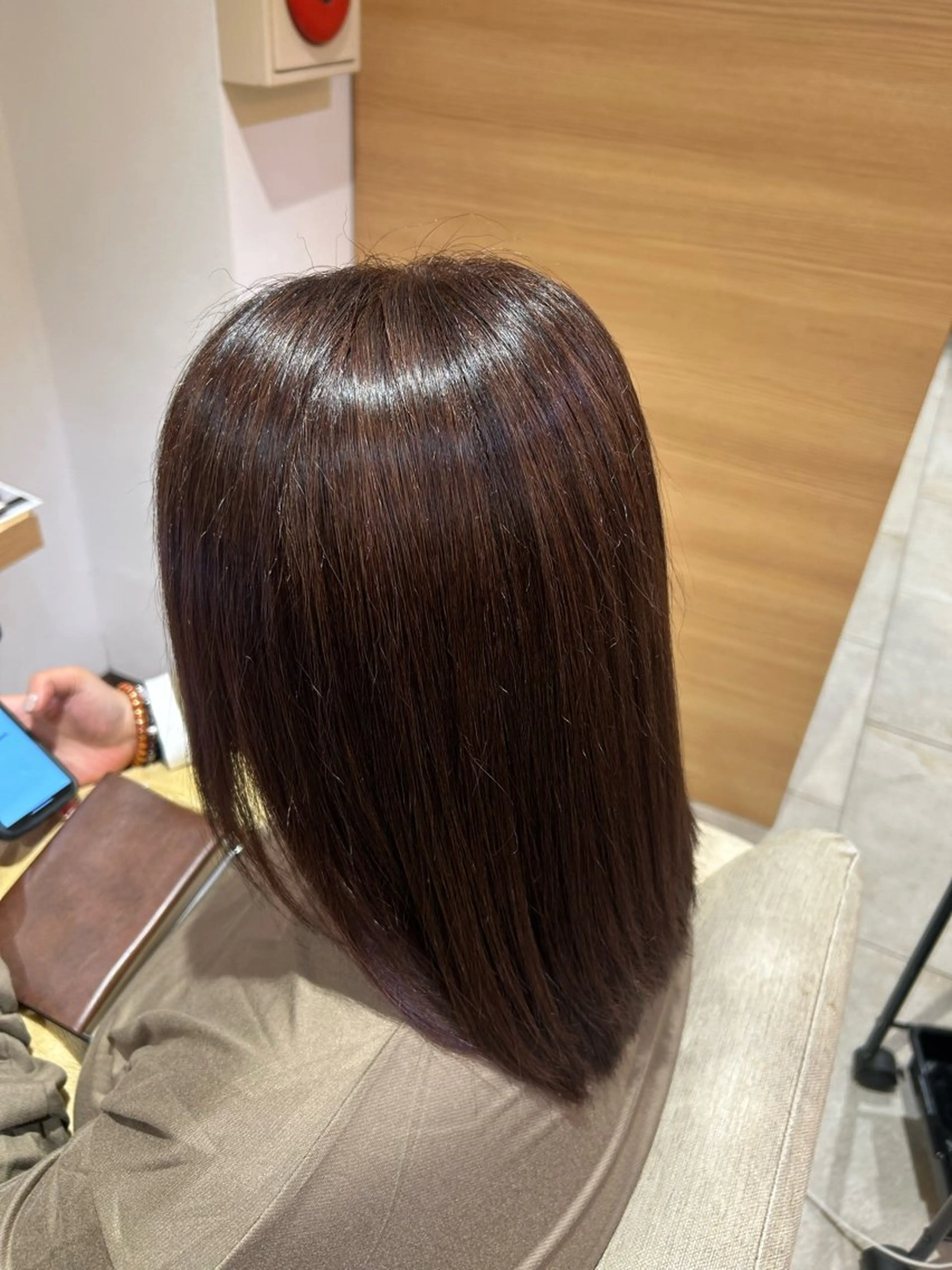 セミロング カラー 💜常盤 ユキヨ💜のヘアスタイル