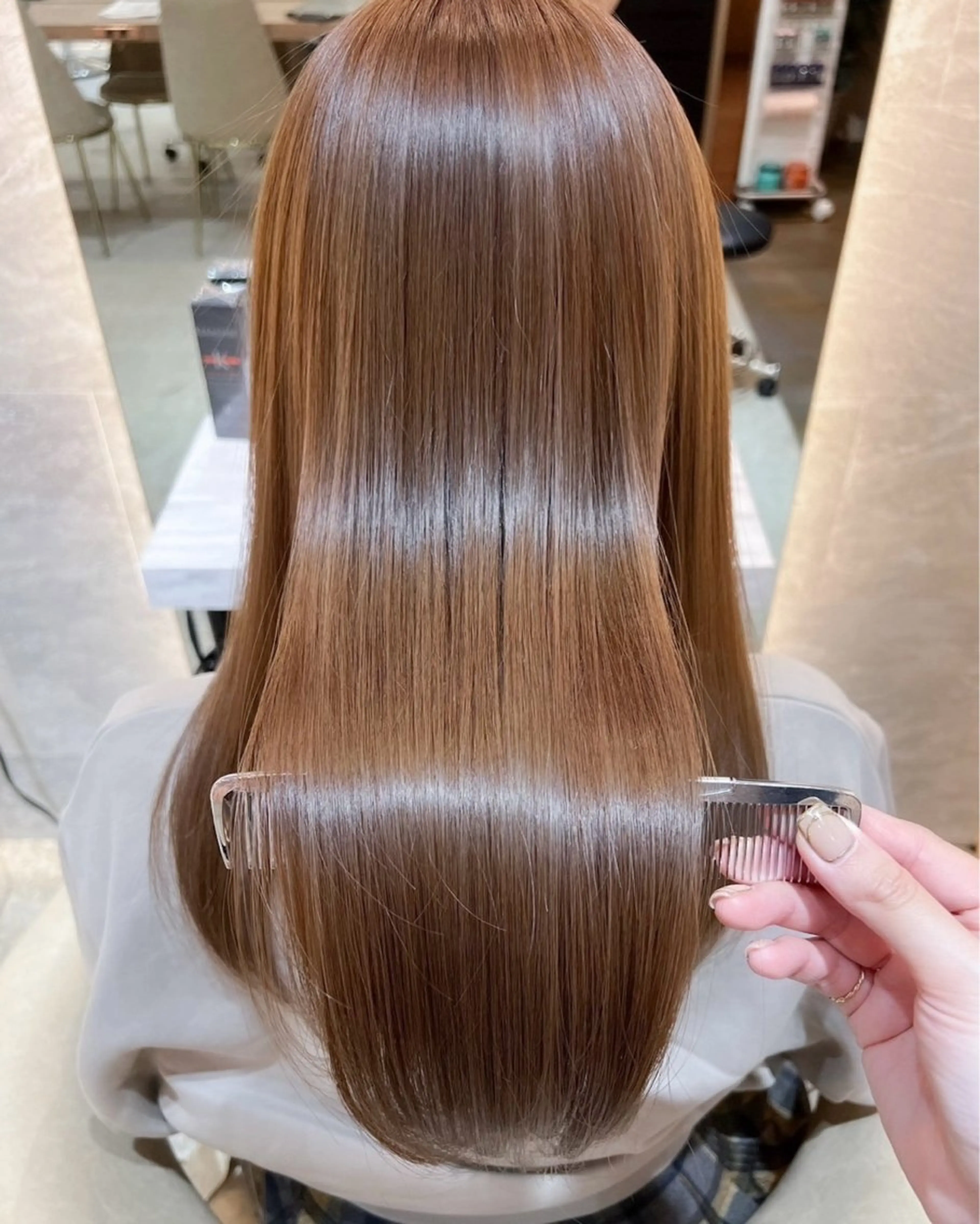 ✨【くせ毛対策】✨美髪縮毛矯正＋似合わせカット＋1STEPスチームトリートメントの写真