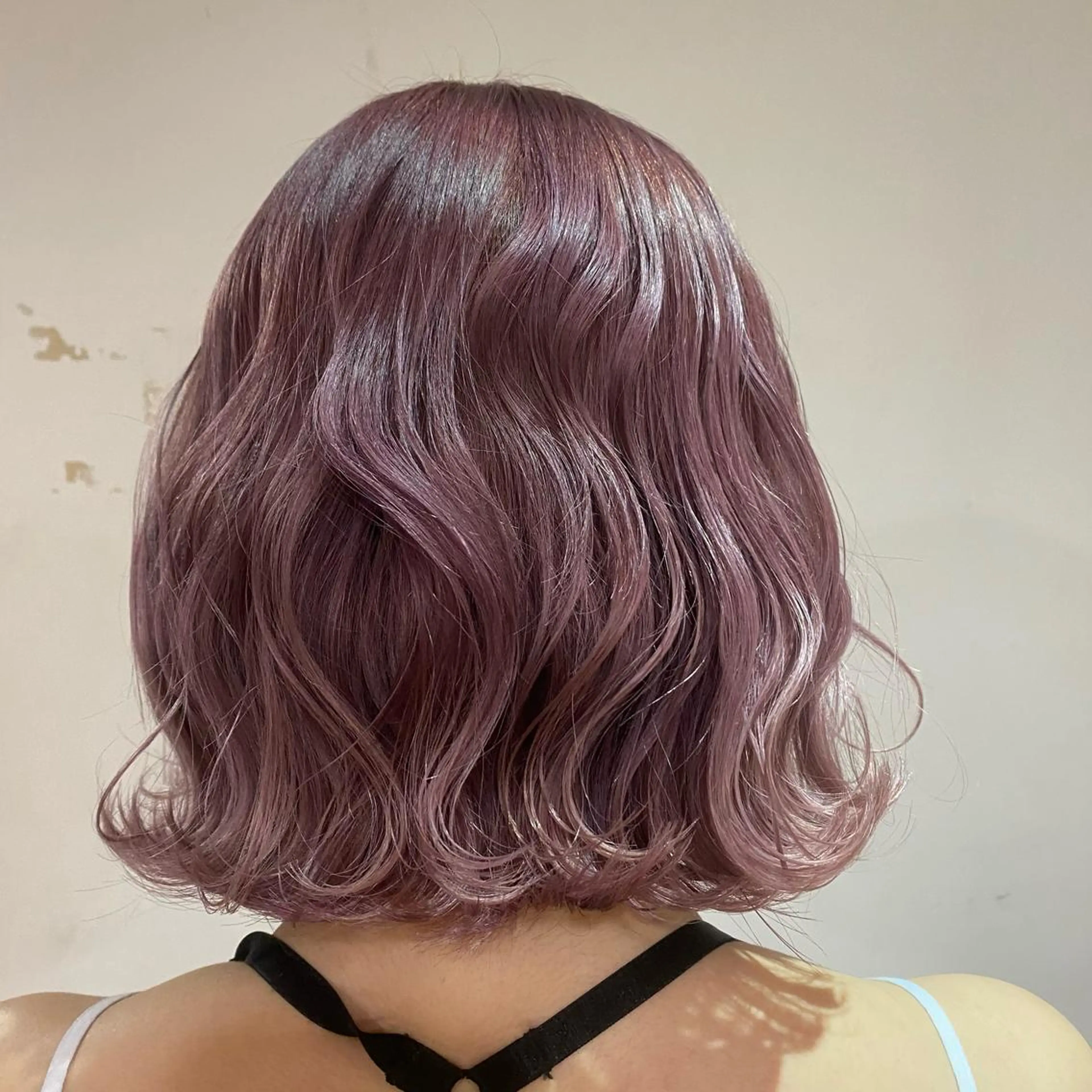 ショート カラー ラベンダーカラー ラベンダーピンク ピンクカラー ヘアカラー トリートメント 💚 nao💚のヘアスタイル