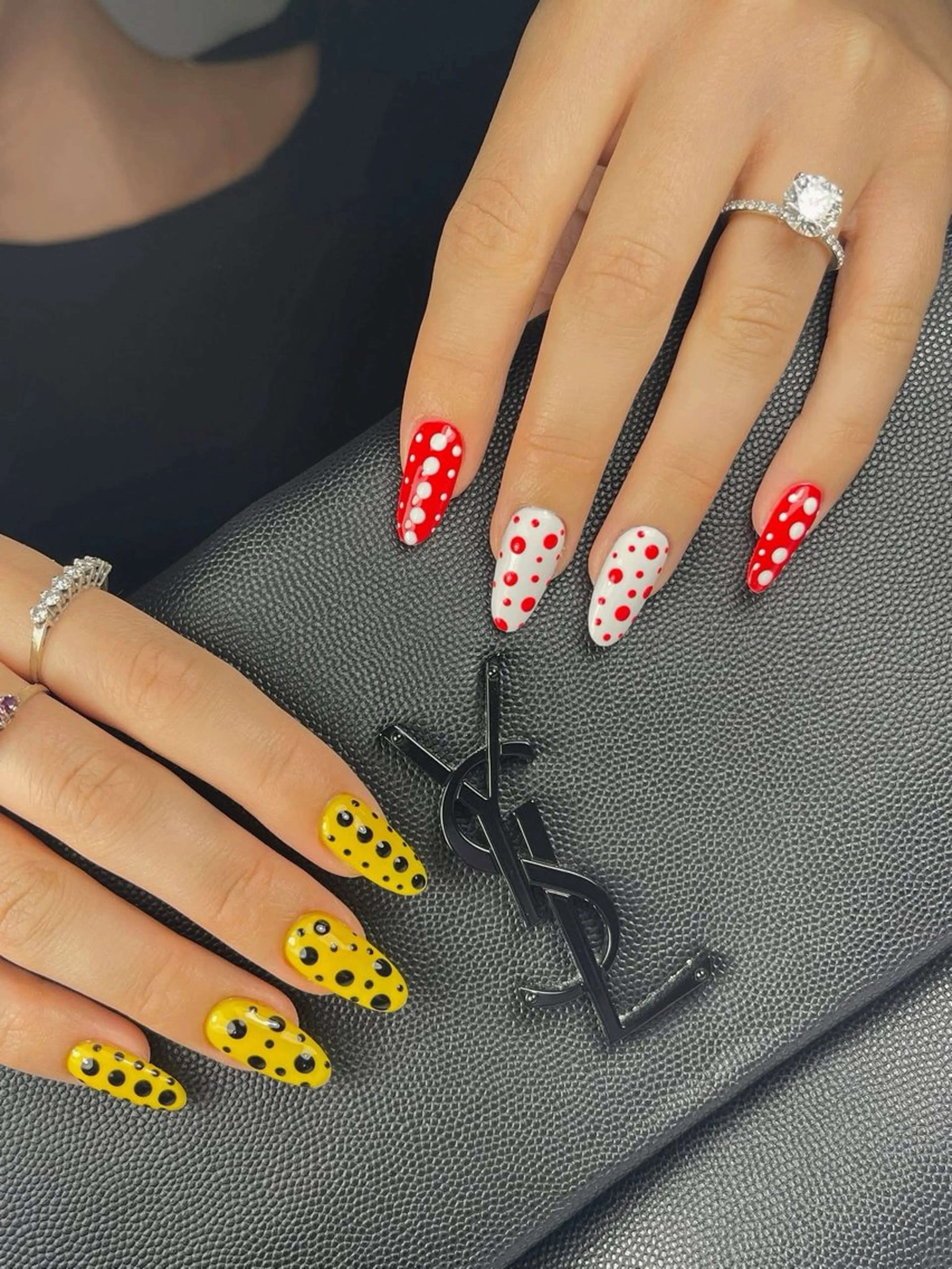 ネイル オーロラネイル ブルー チークネイル 長さ出し フットネイル ハンドネイル JIN 168 新大久保のネイルデザイン