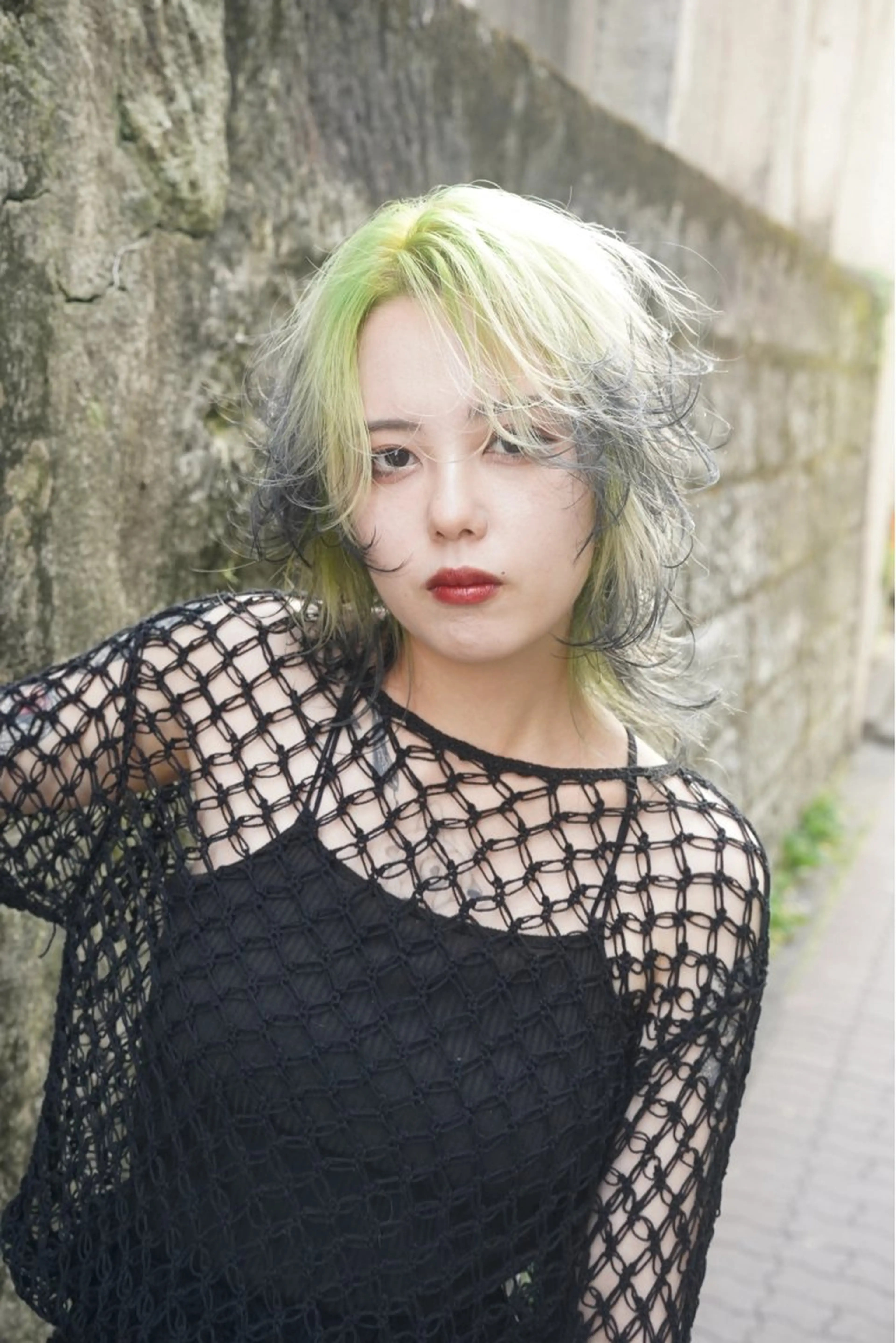 ショート カラー パーマ デザインカラー 美容室sai KAITOのヘアスタイル