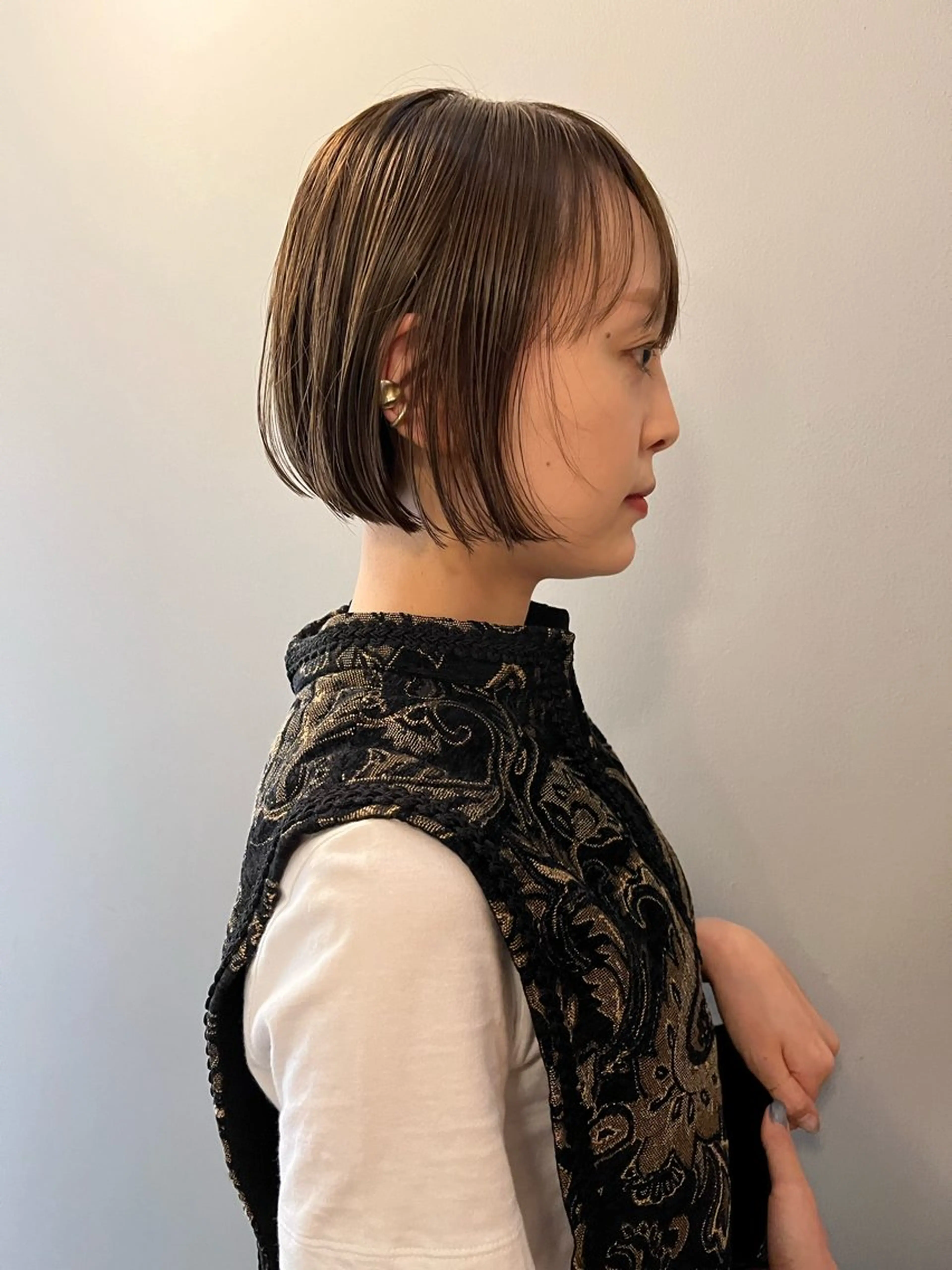 ショート カット ヘアカラー トリートメント ショート/ボブ /パーマ🌿柏原良亮のヘアスタイル