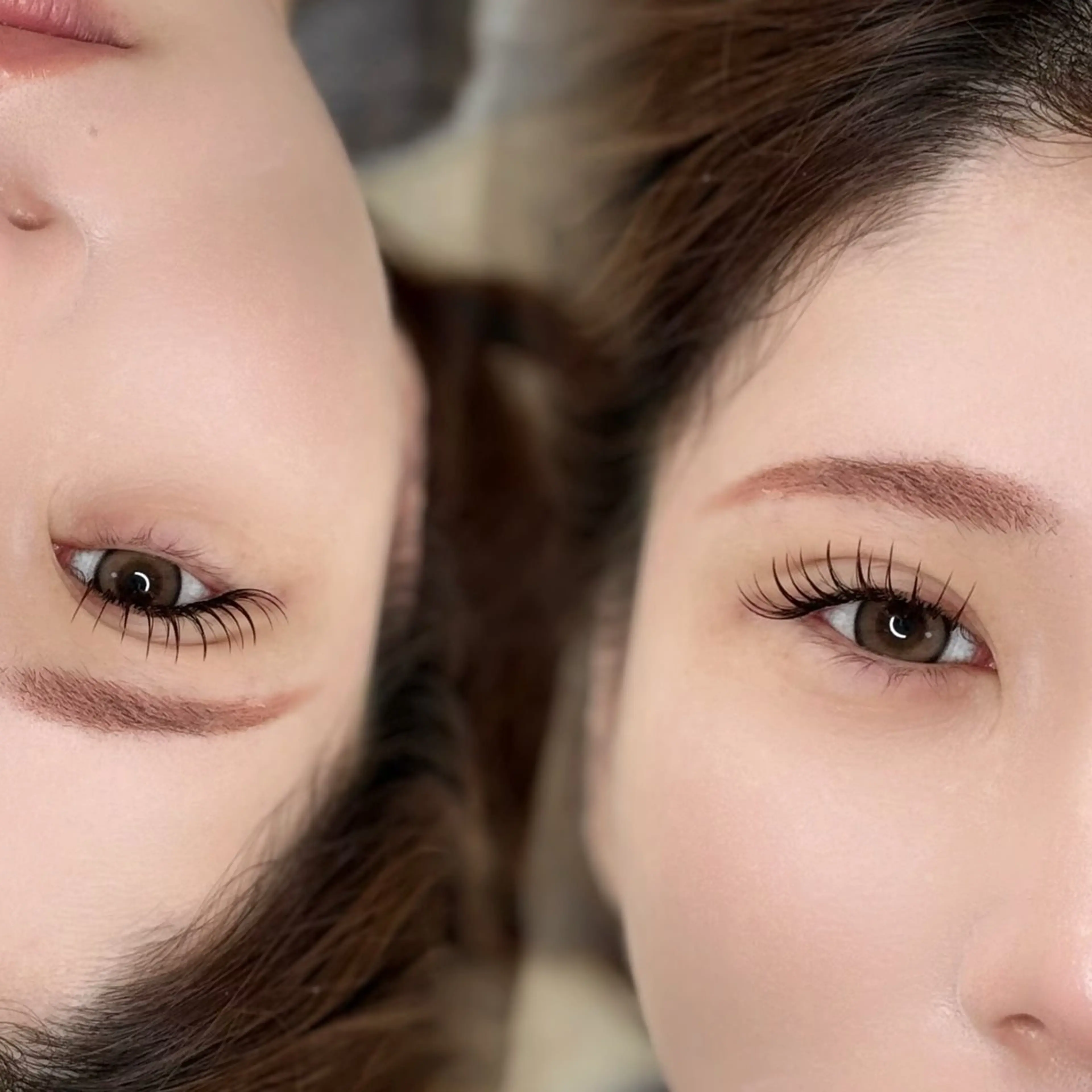 【下がりまつ毛の方オススメ】大人気パーマ×エクステ100本の写真