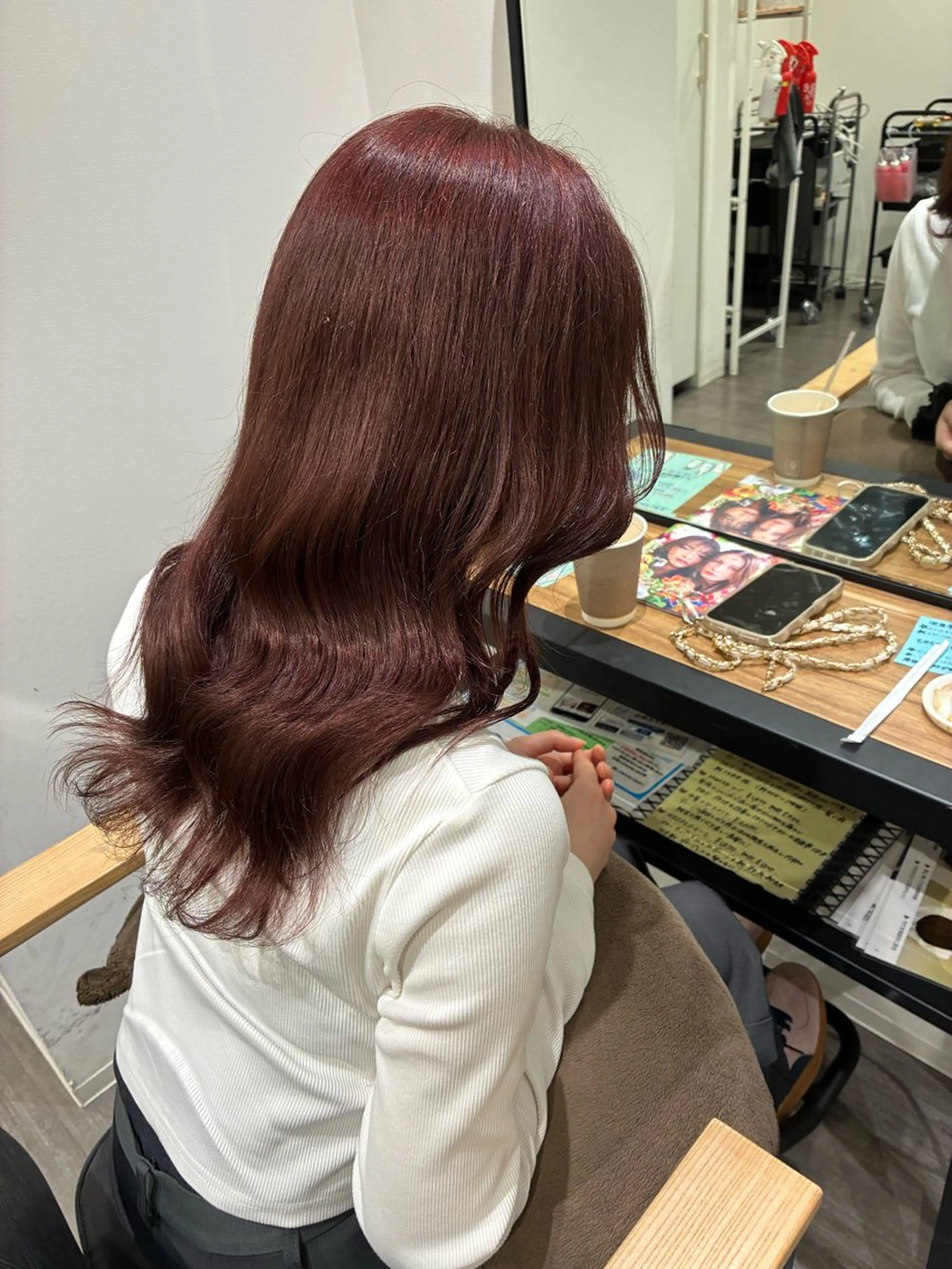 セミロング ピンクラベンダー cocotte🦋 miyuのヘアスタイル