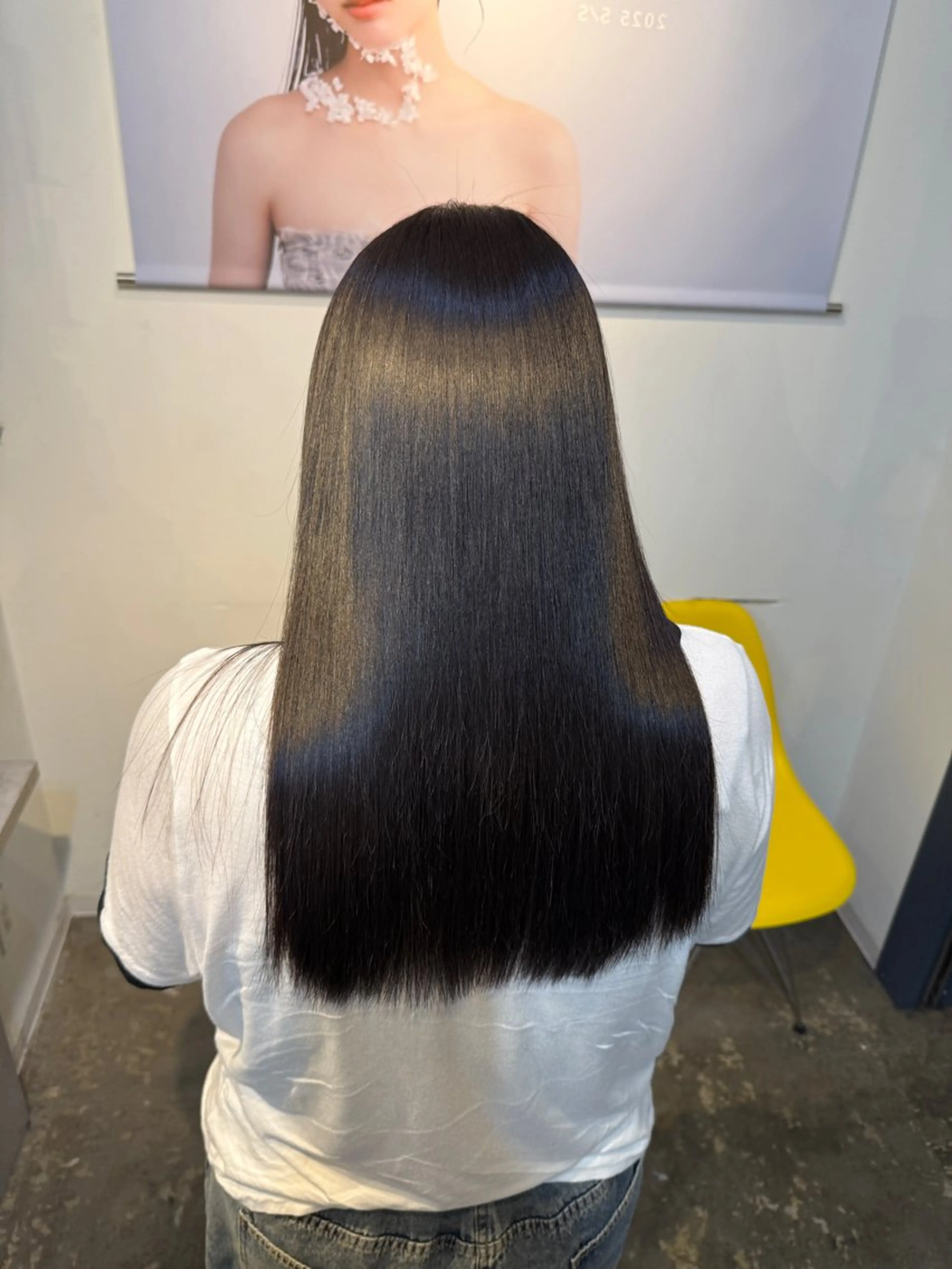 カット+髪質改善ストレート+ミルボントリートメントの写真