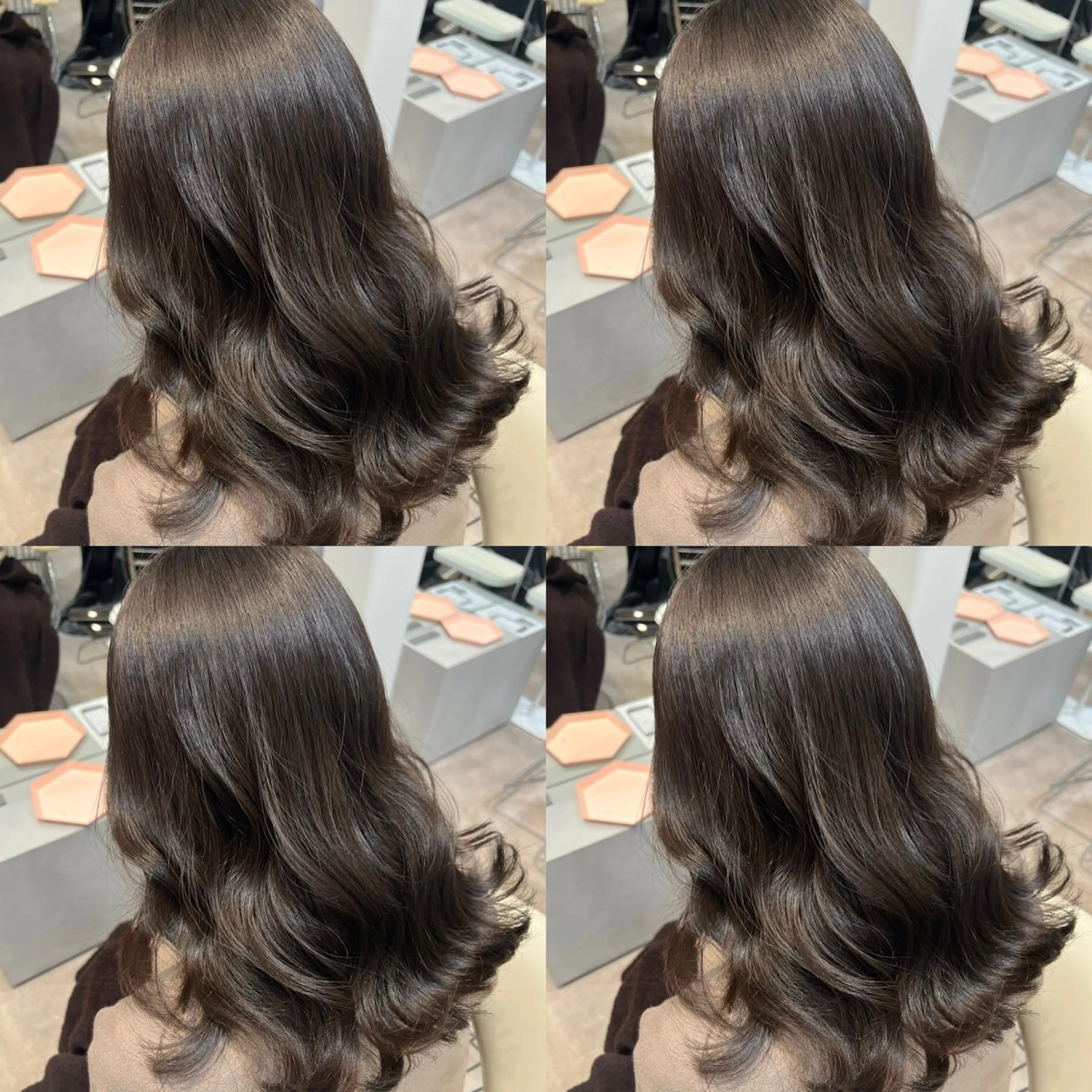 ミディアム カラー グレージュ ヘアカラー トリートメント 💎透明感カラー特化 💎TAISEIのヘアスタイル