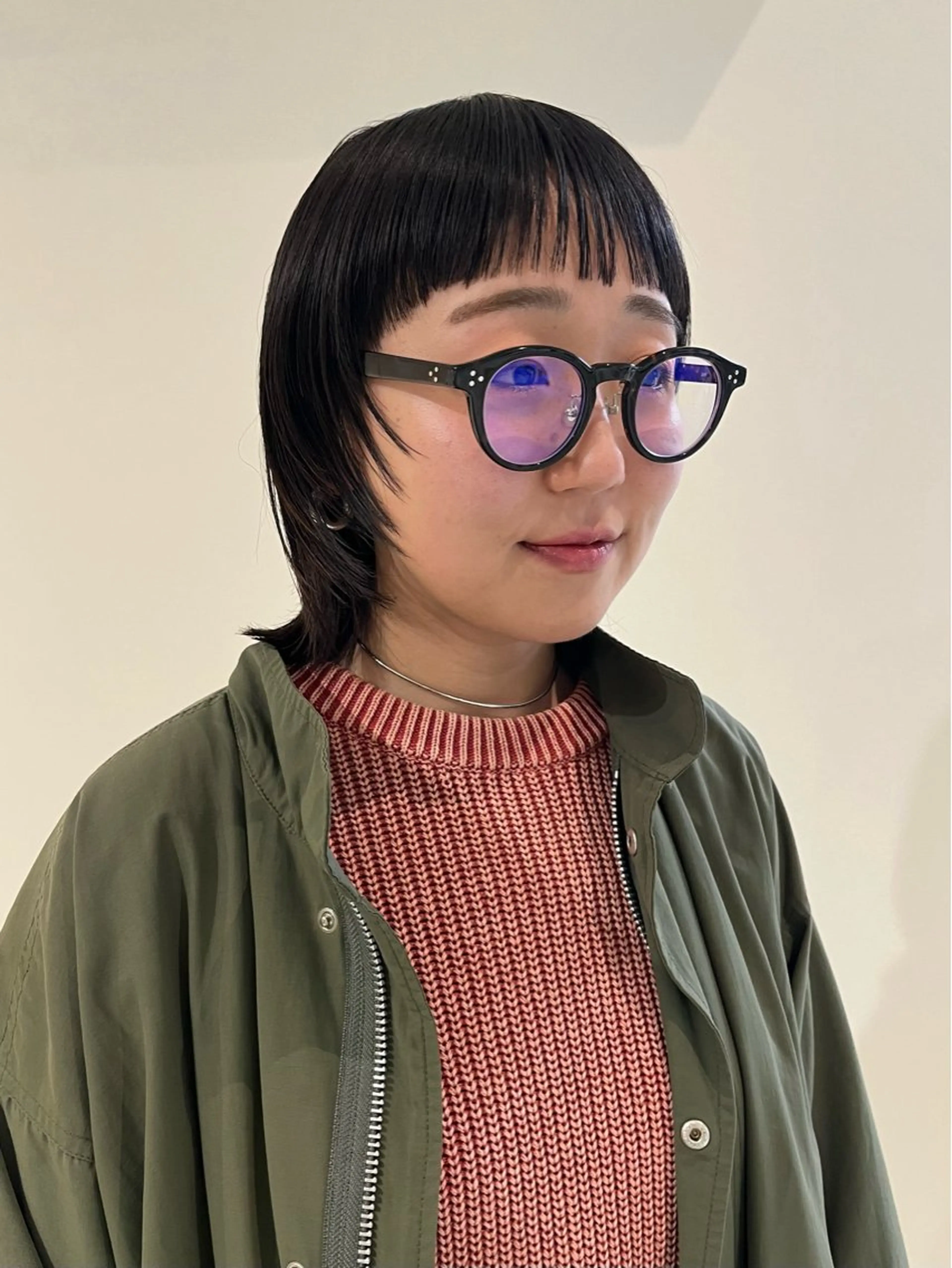 ミディアム カット ヘッドスパ rimi/ショート /透明感カラーのヘアスタイル