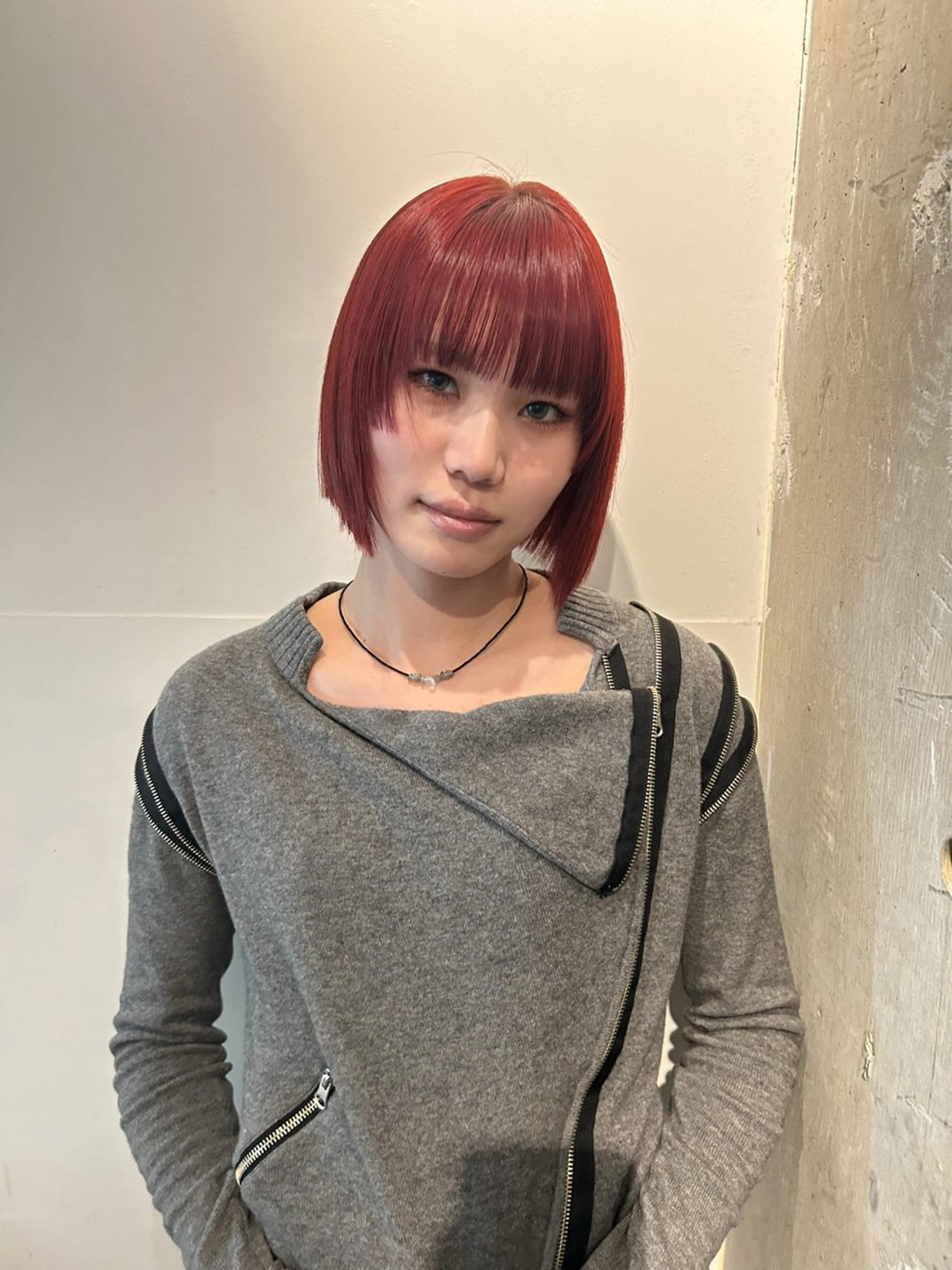 【U25】RED / PINK系 暖色ワンカラーモデル🍒✩.*˚スタイリング付き♡の写真