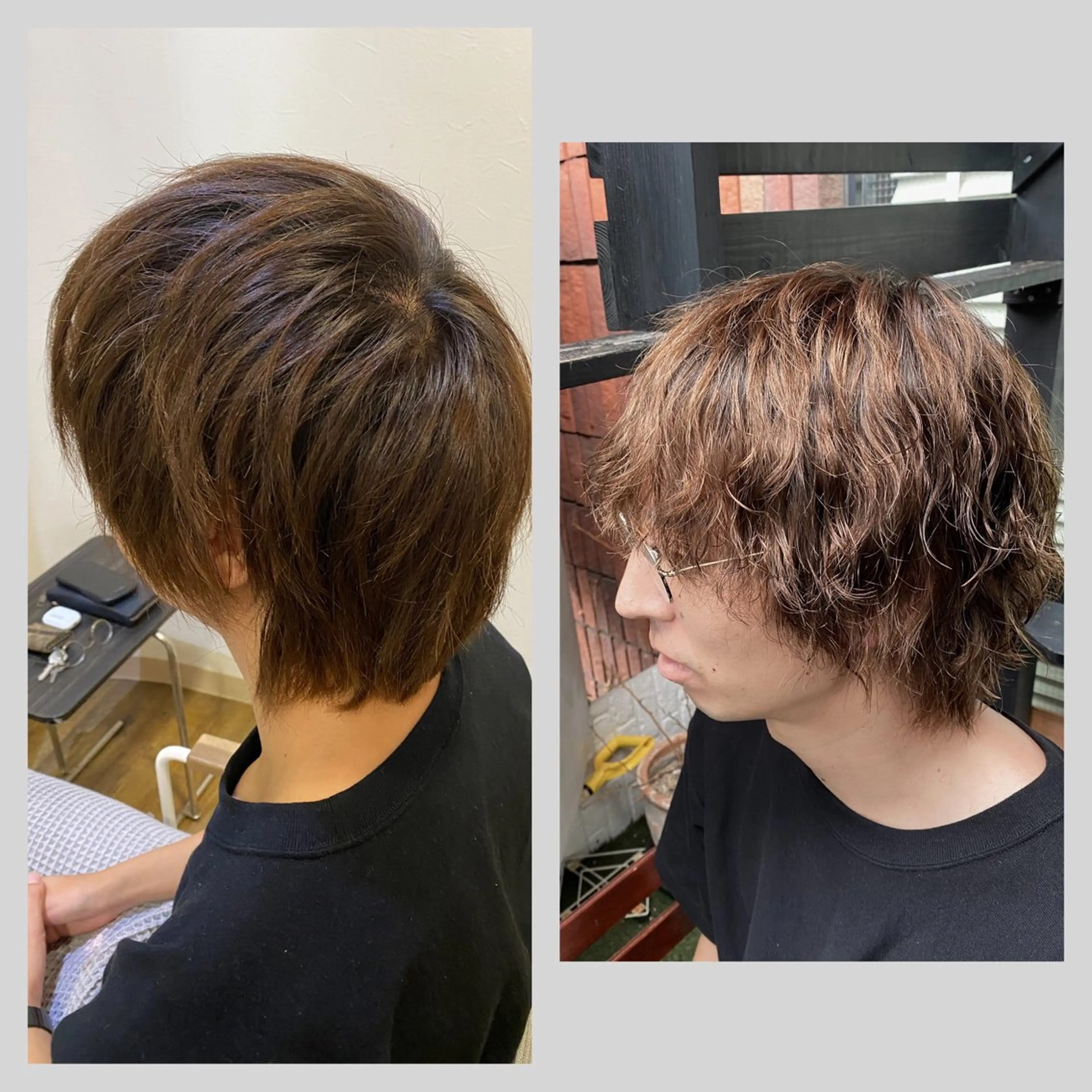 パーマ 佐藤 沙也輝のヘアスタイル