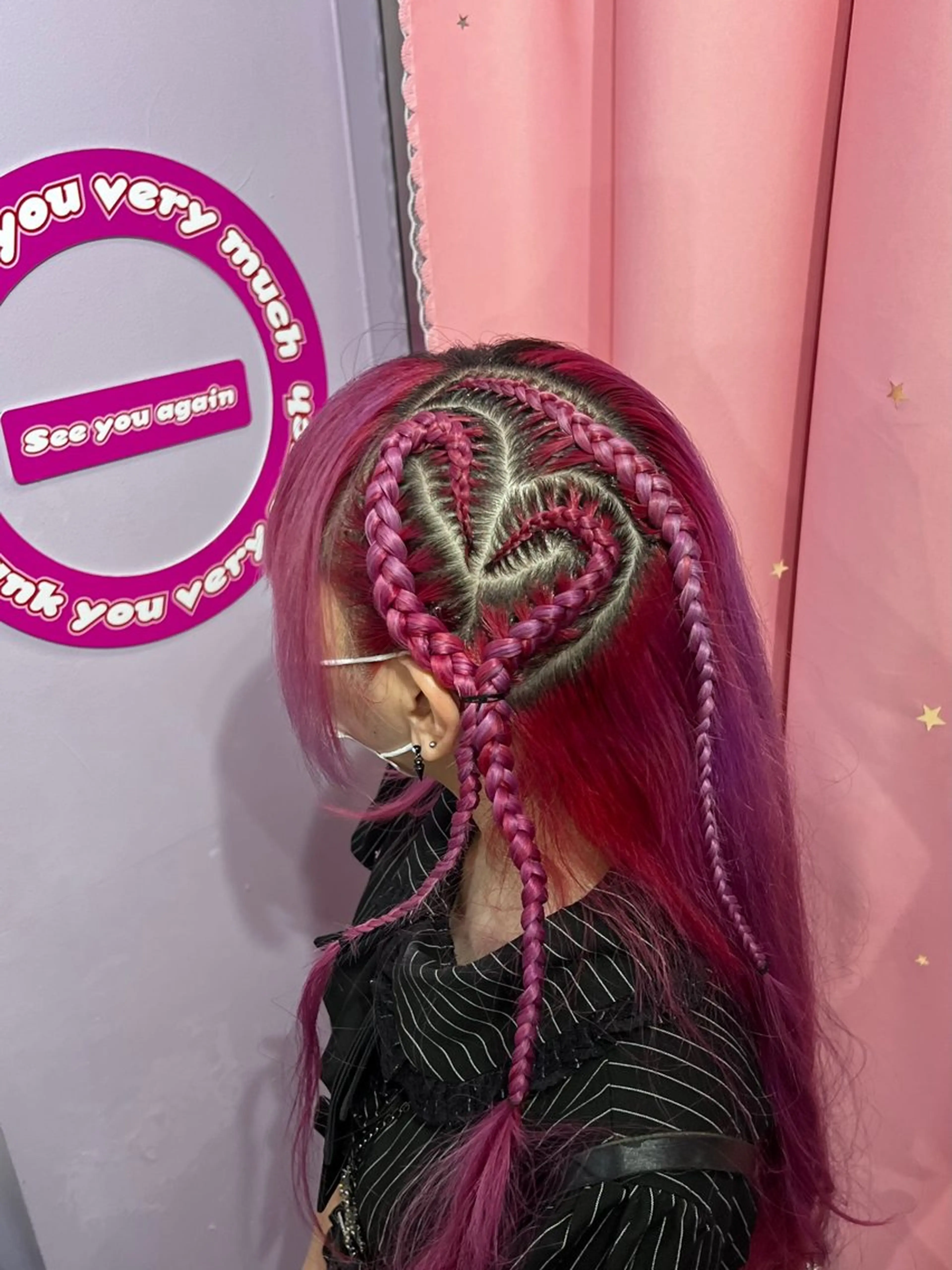 ヘアアレンジ ヘアセット 個性的カラー ☆≡ねねのヘアスタイル