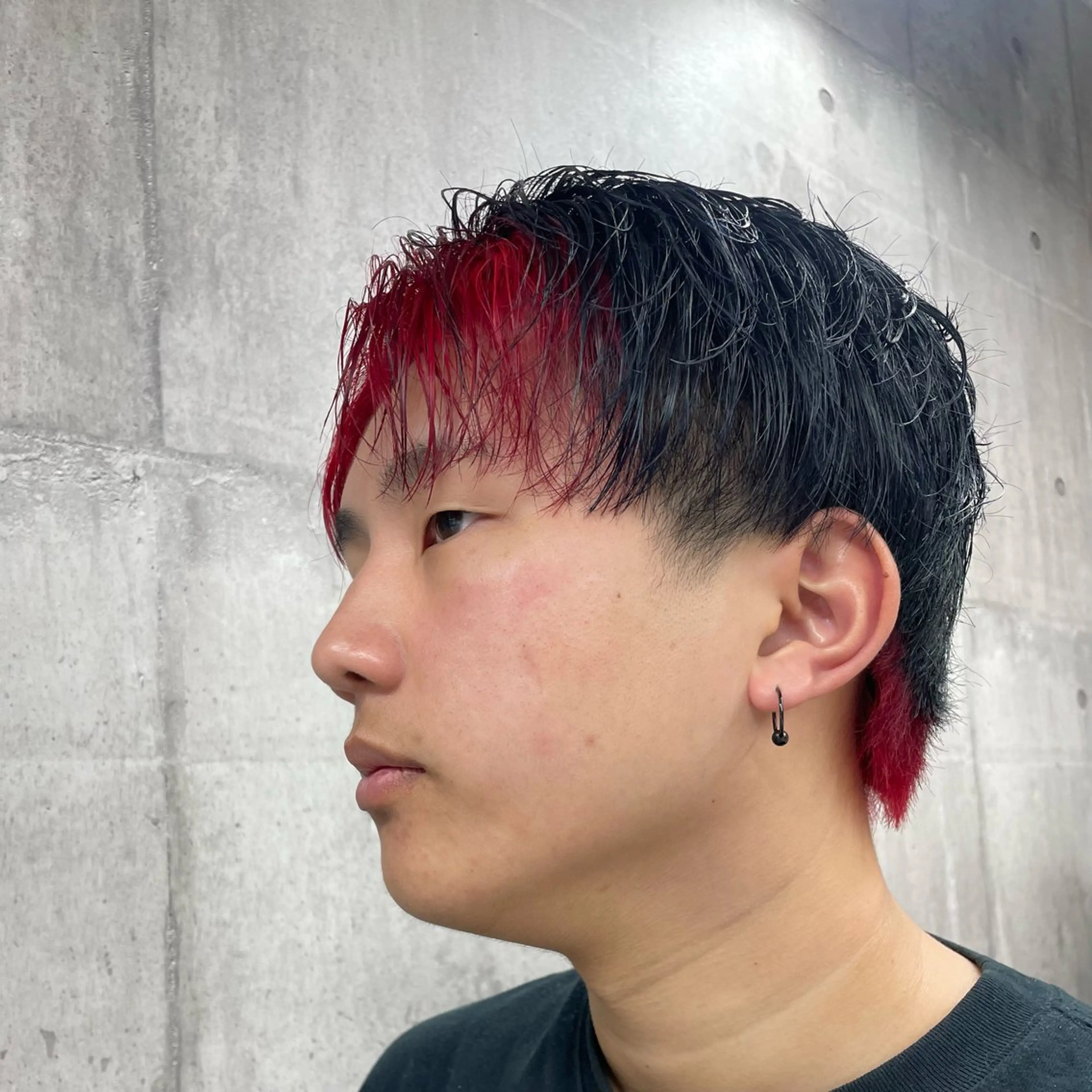 ショート カラー メンズ デザインカラー 松村 友里圭のヘアスタイル