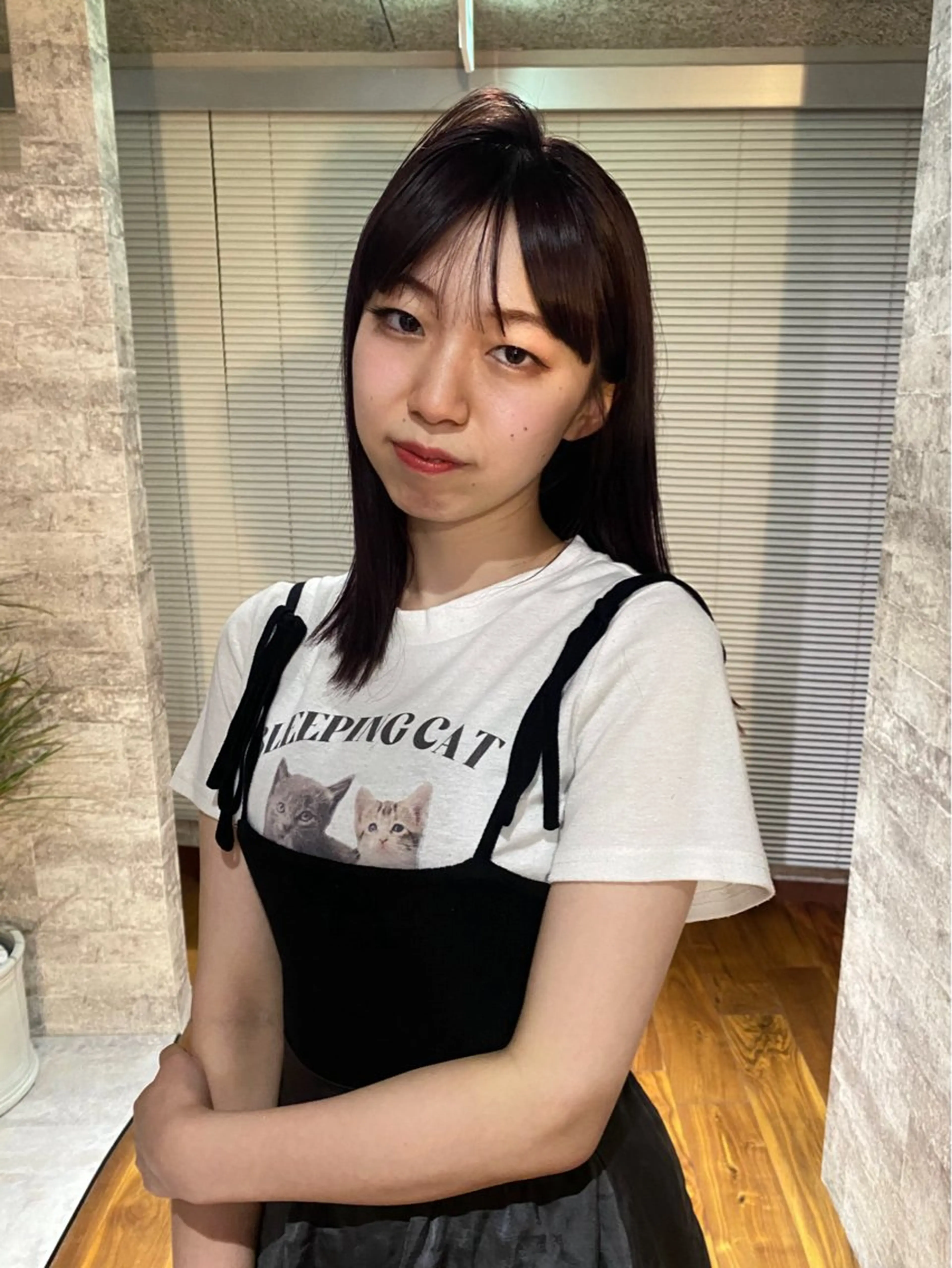 ミディアム カラー カット ヘアカラー トリートメント mai / linoah˚✧のヘアスタイル