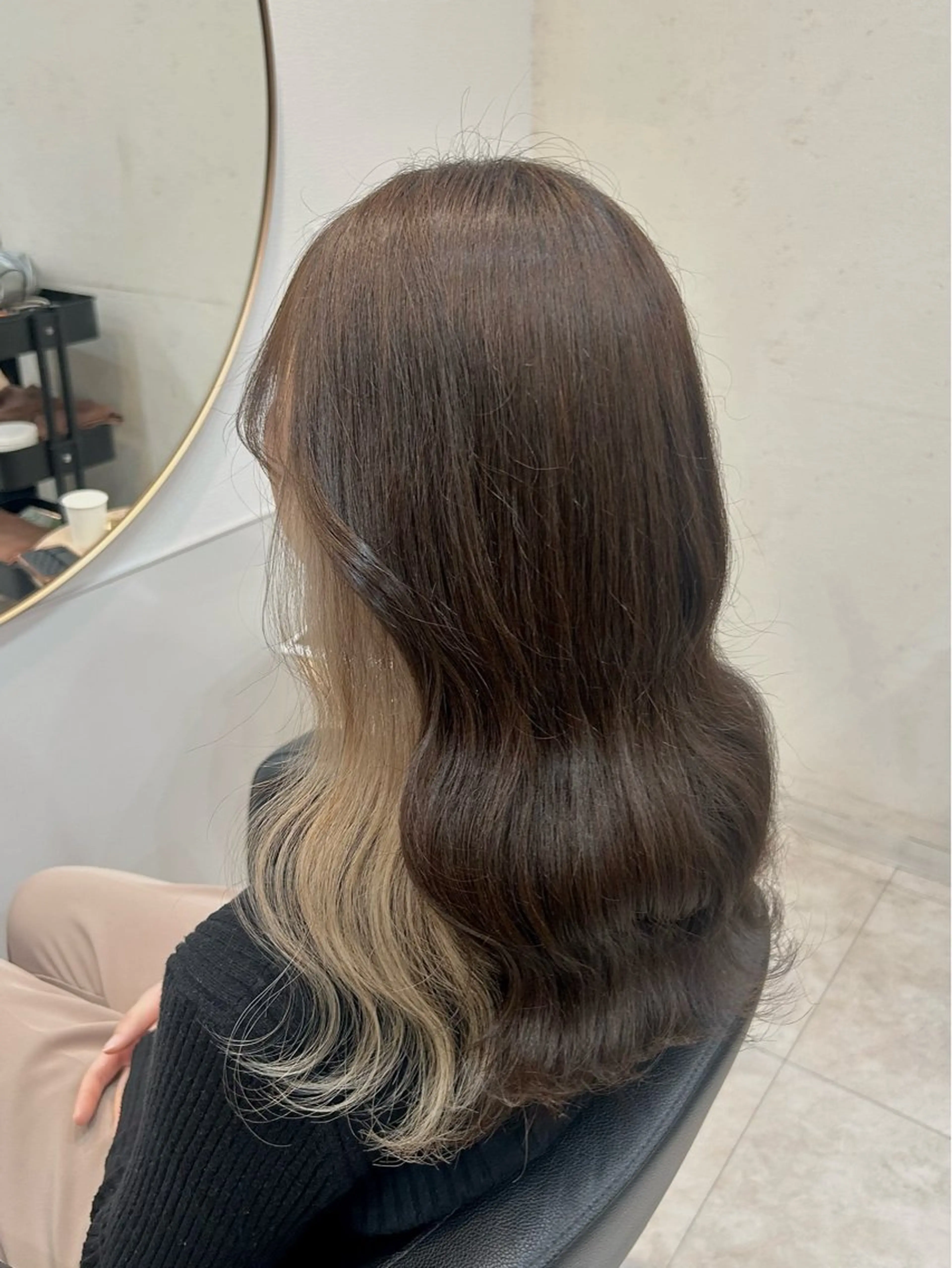 ロング カラー y u i ★ 梅田美容室のヘアスタイル