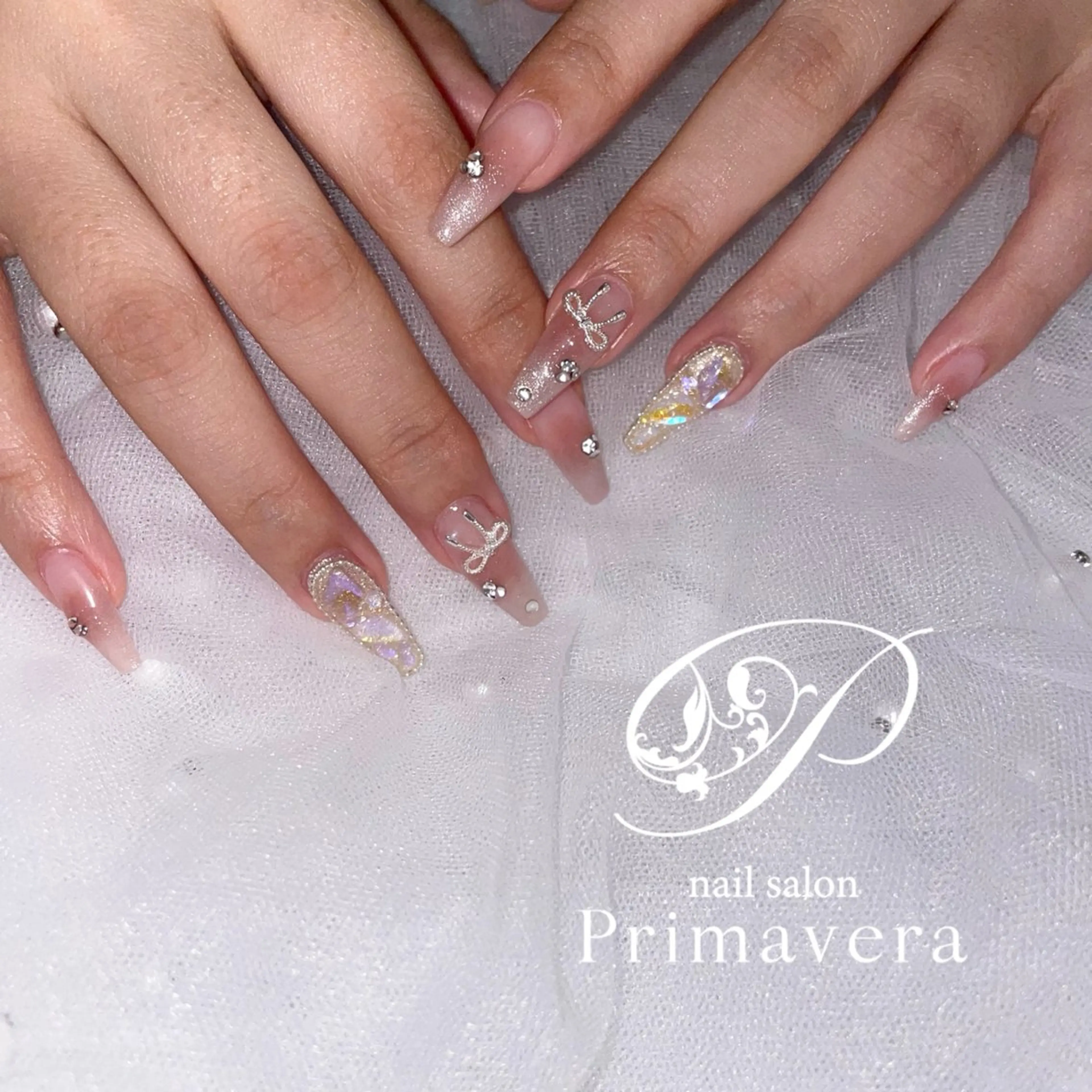 ネイル ハンドネイル Primavera 新横浜🤍美フォルムのネイルデザイン