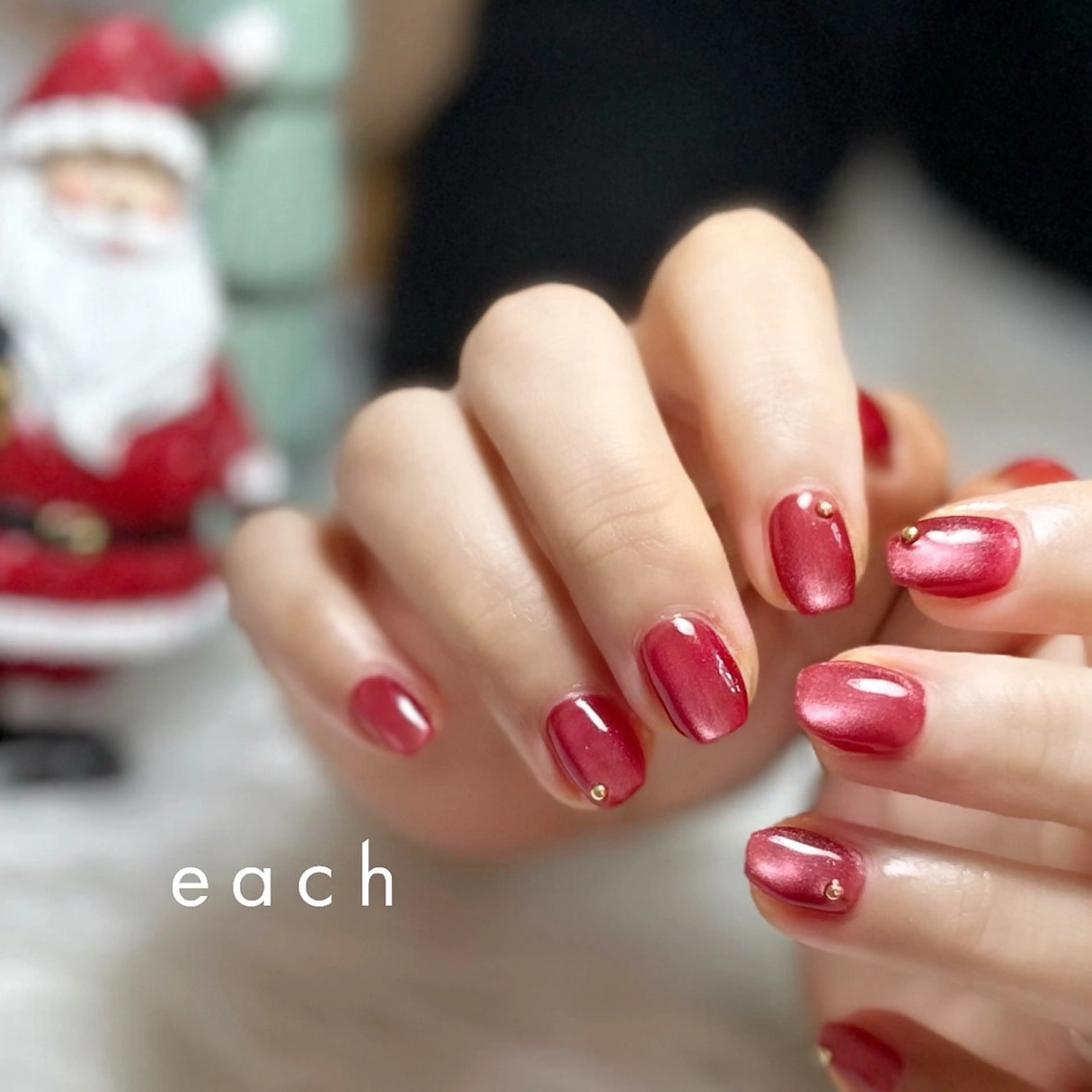 ネイル 冬ネイル クリスマス ハンドネイル filon nail所属・filon nail kanako🕊のネイルデザイン