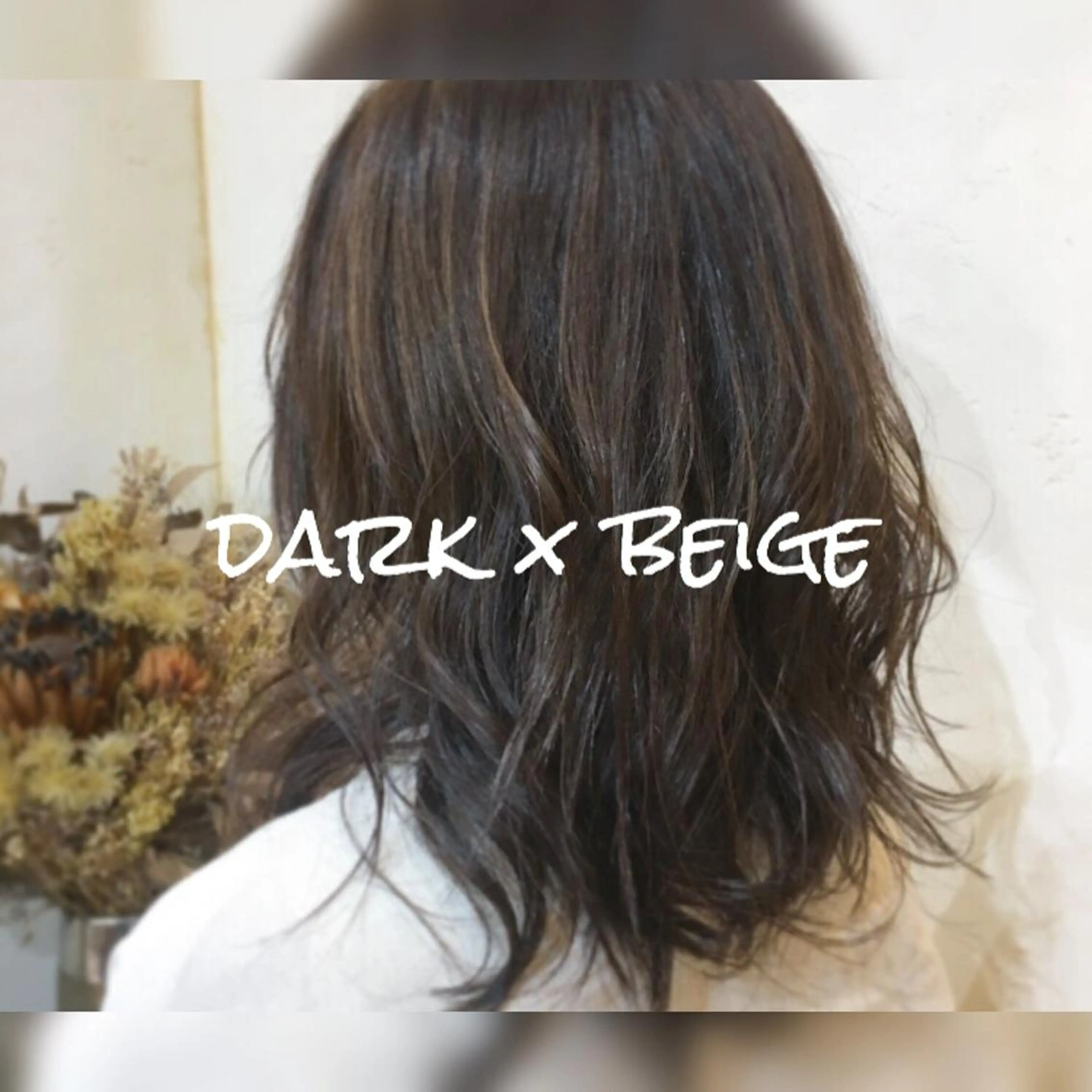 ミディアム カラー ベージュカラー ブリーチ ハイライトカラー ハイライト 【浜松・豊橋】 ニシモトのヘアスタイル