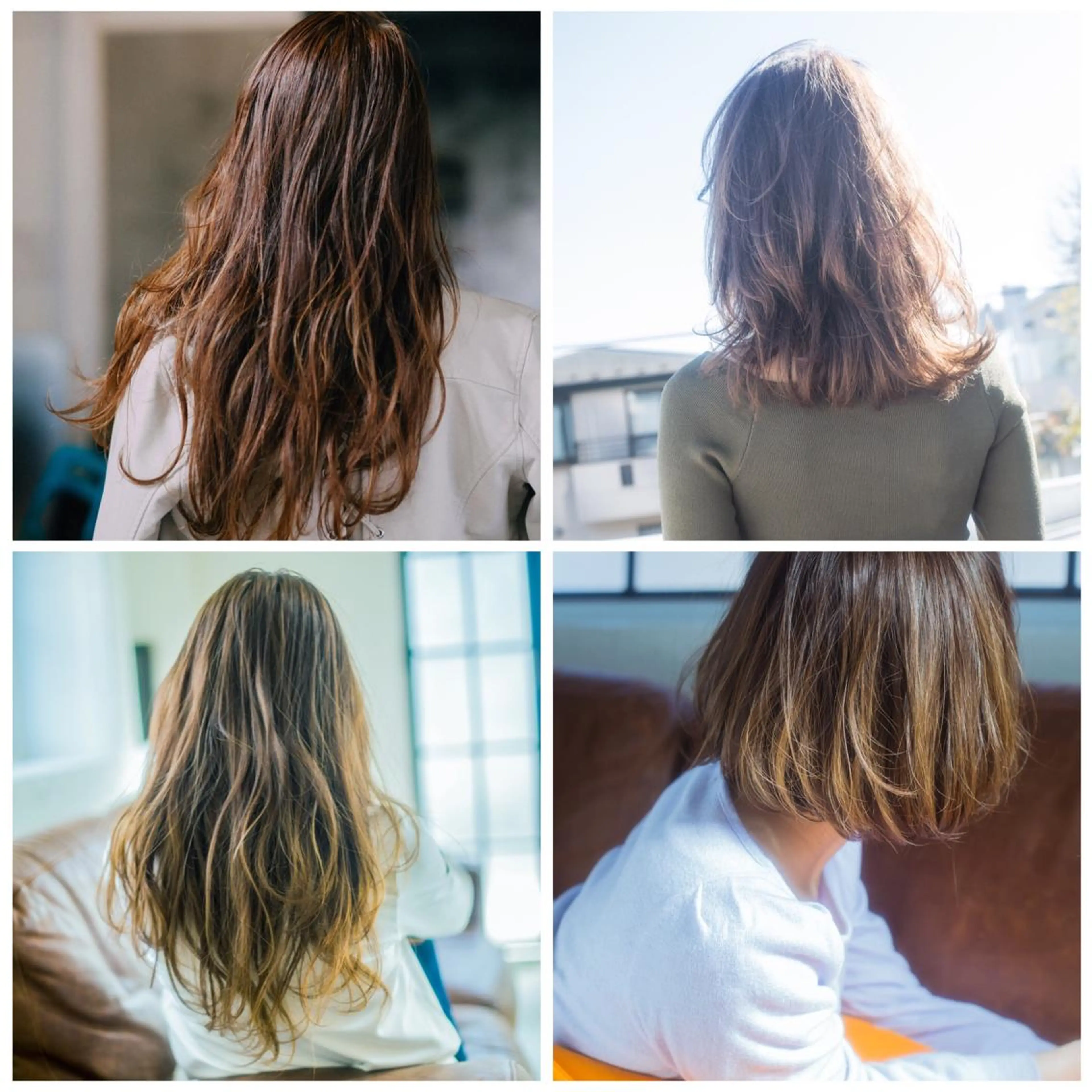 ミディアム カラー ヤナ マネージャーのヘアスタイル