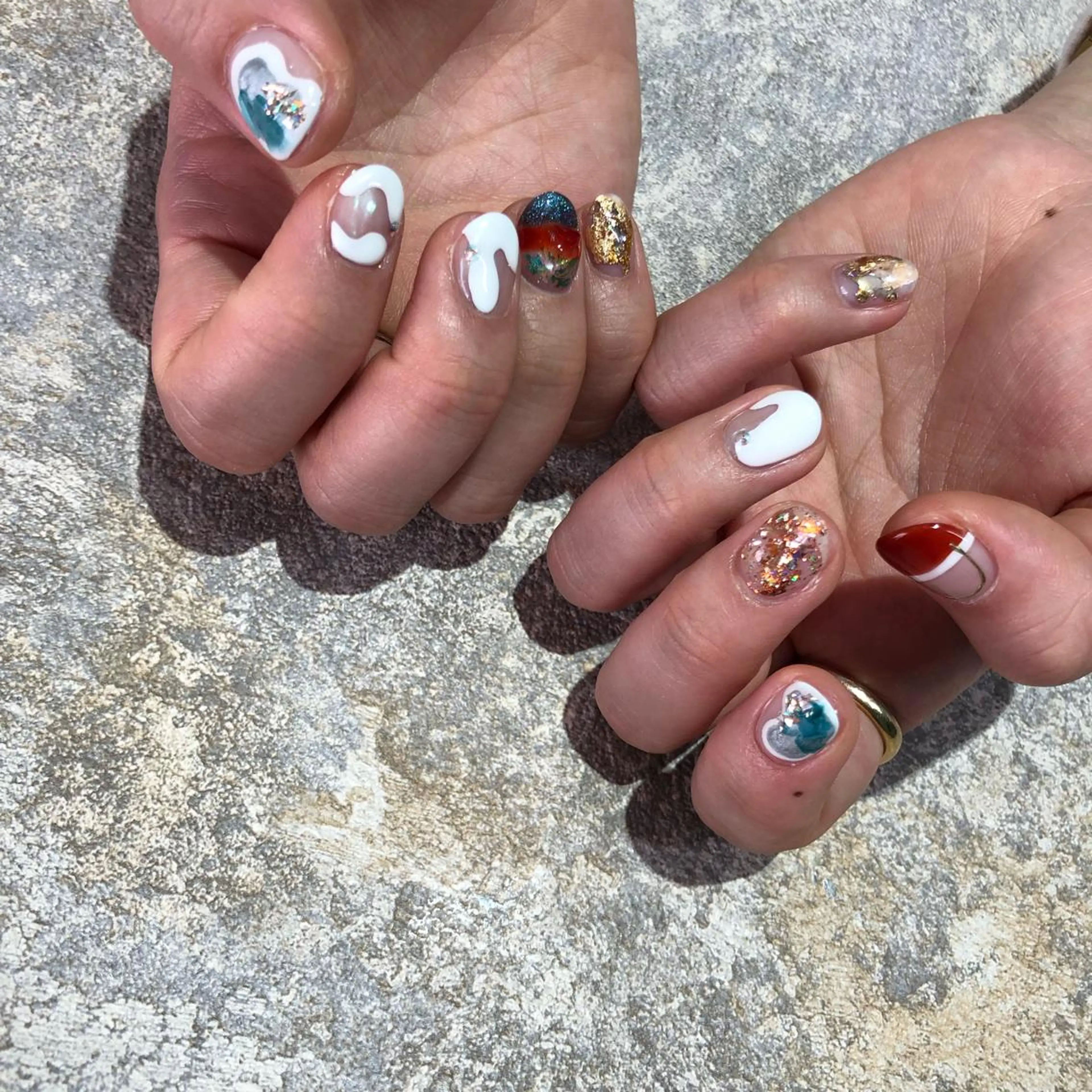 ネイル ハンドネイル フットネイル ハンドケア Nes.Nail所属・Miyagi Asamiのネイルデザイン