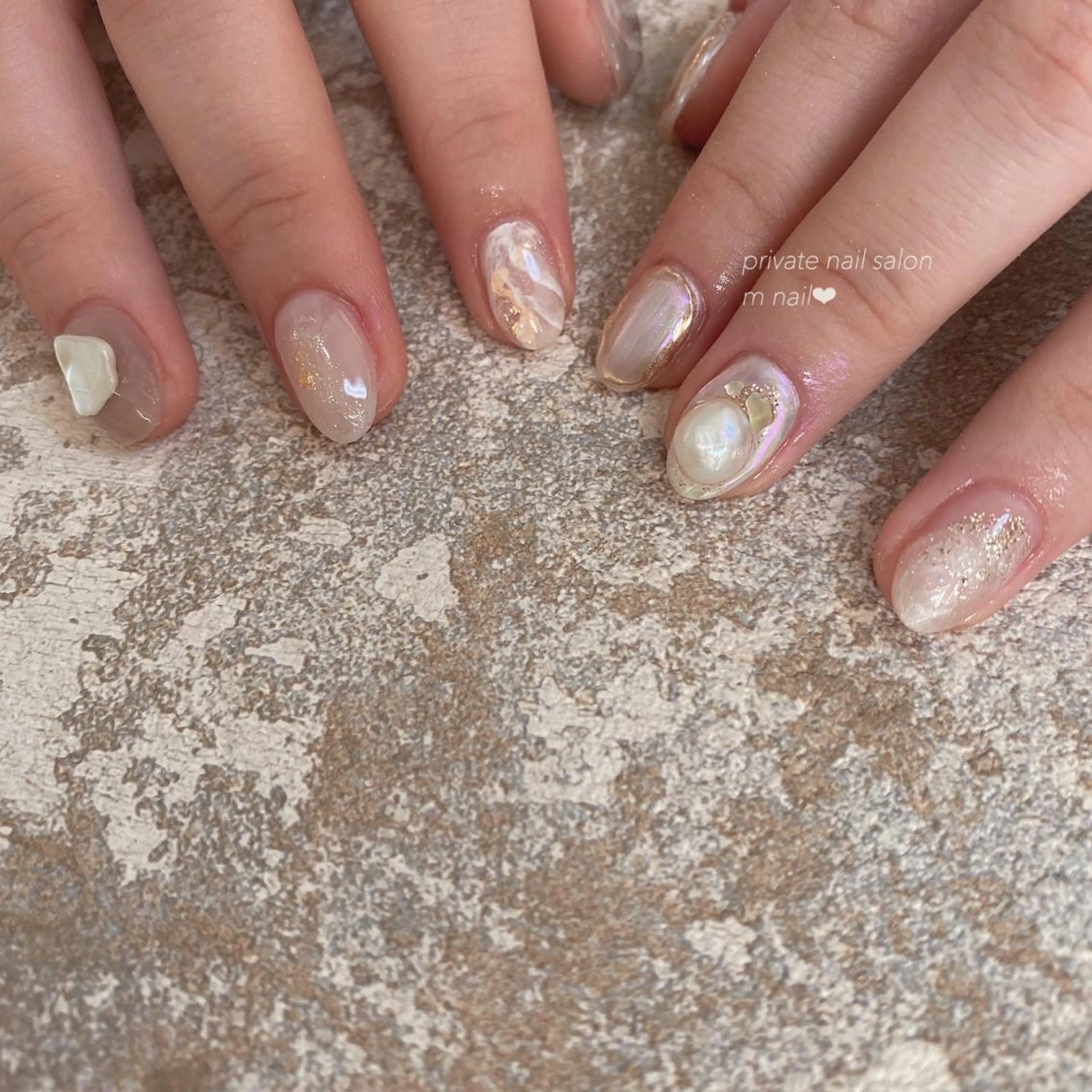 ネイル 持ち込み ハンドネイル 小河原 舞のネイルデザイン