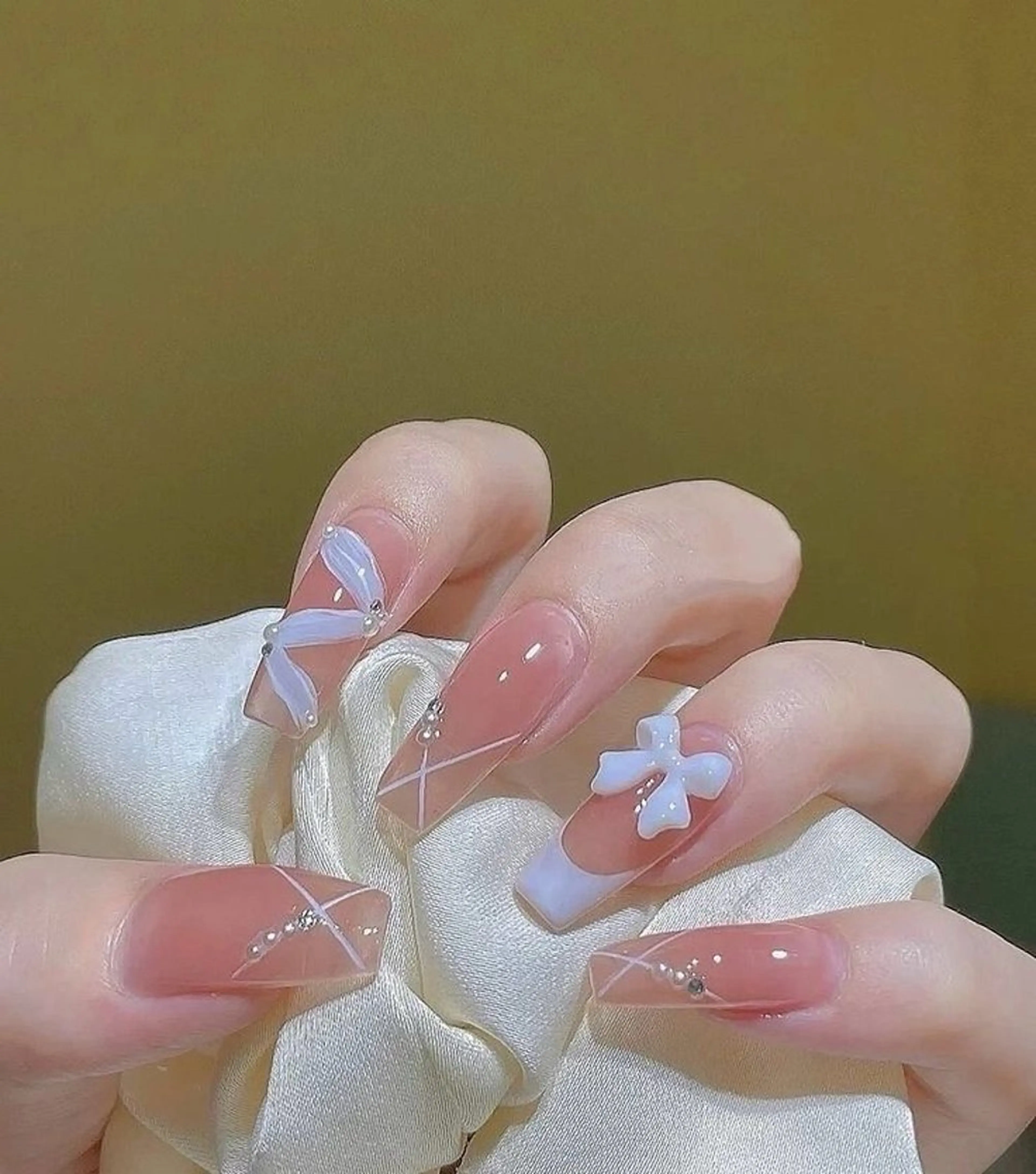 ネイル 韓国ネイル 持ち込み ハンドネイル RINN ANA.CHUOのネイルデザイン