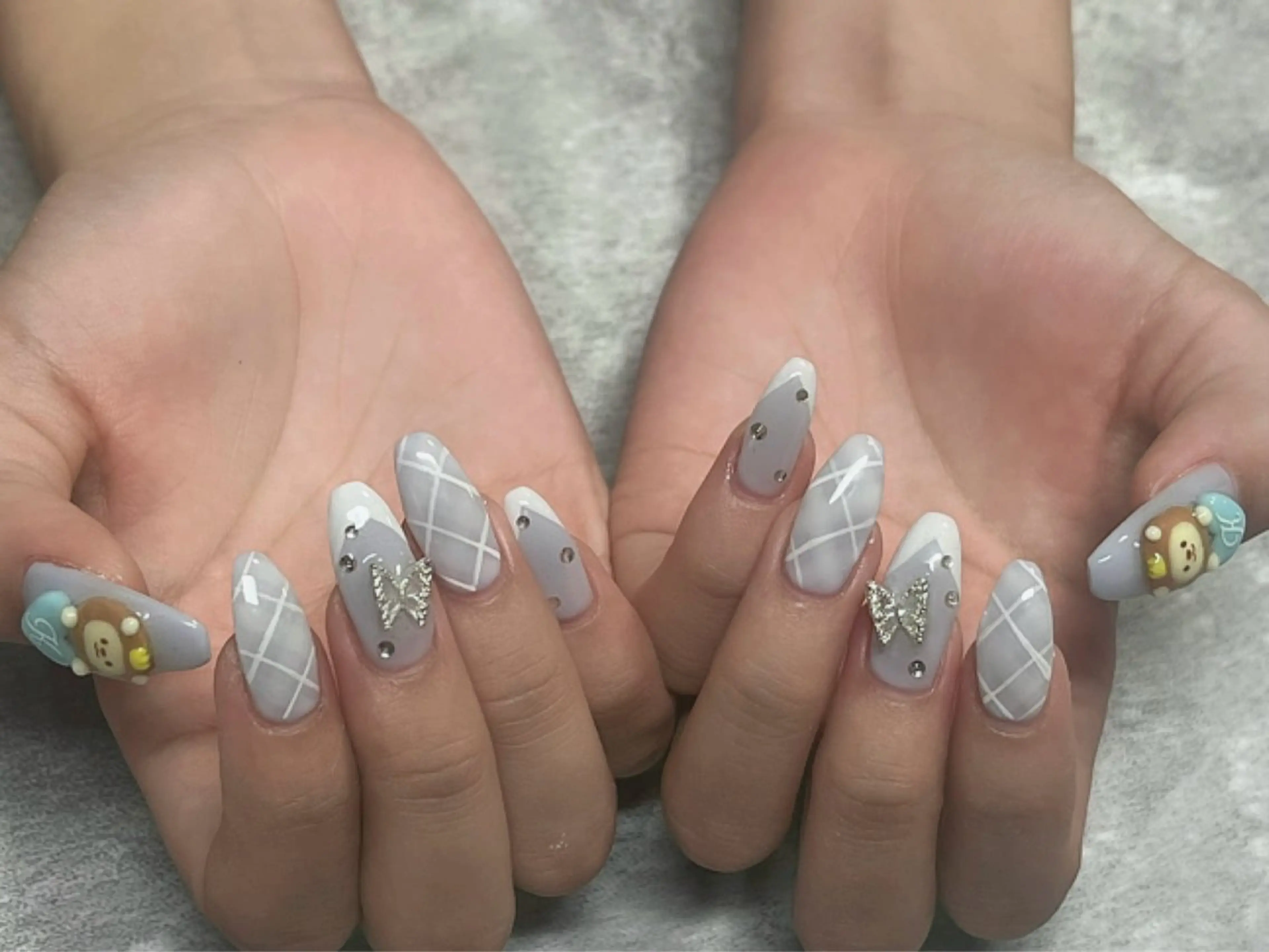 ネイル 【Zina京都駅前】 きぬがわ らむのネイルデザイン