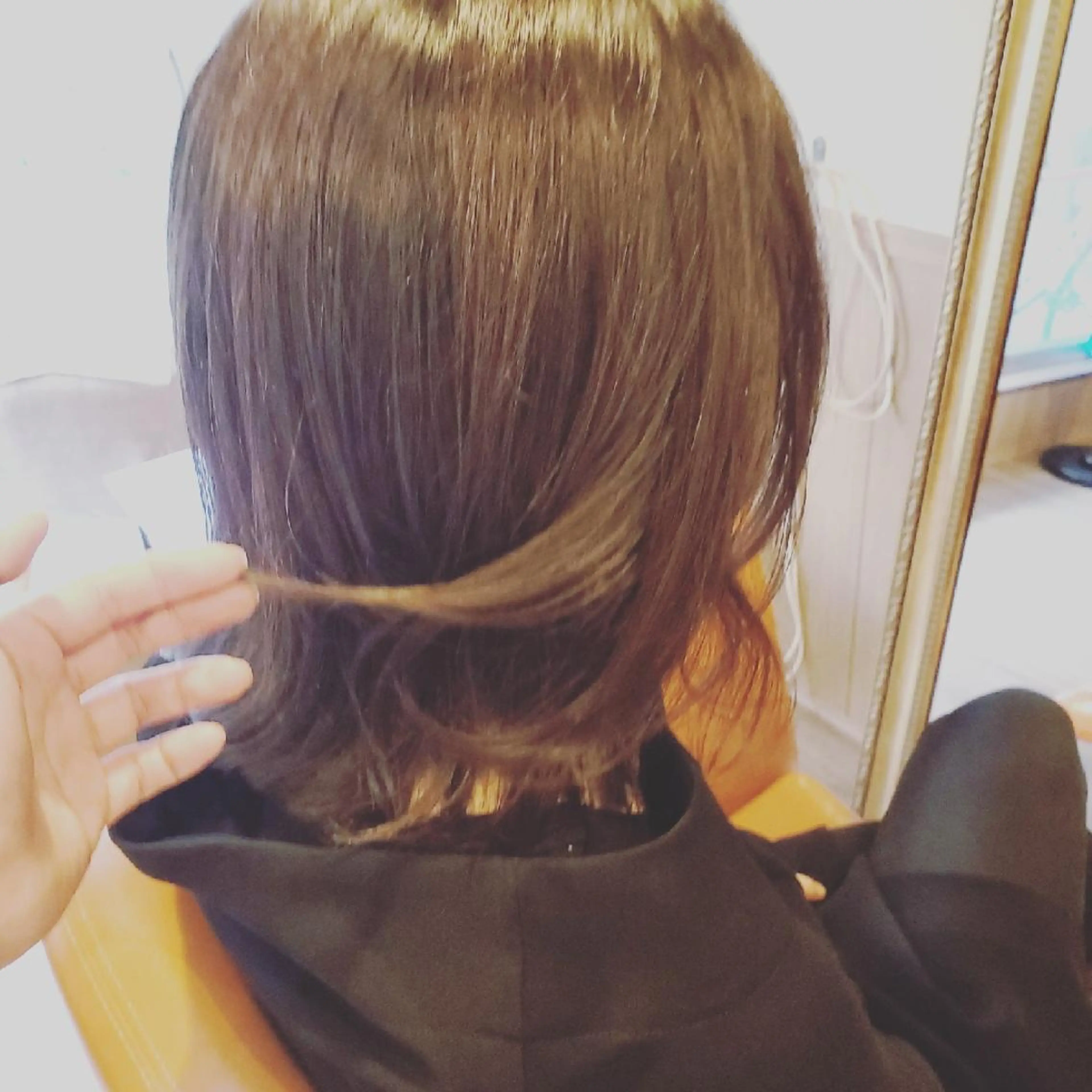 ミディアム 外国人風カラー トリートメント リラク spa hair ark 富井直美のヘアスタイル