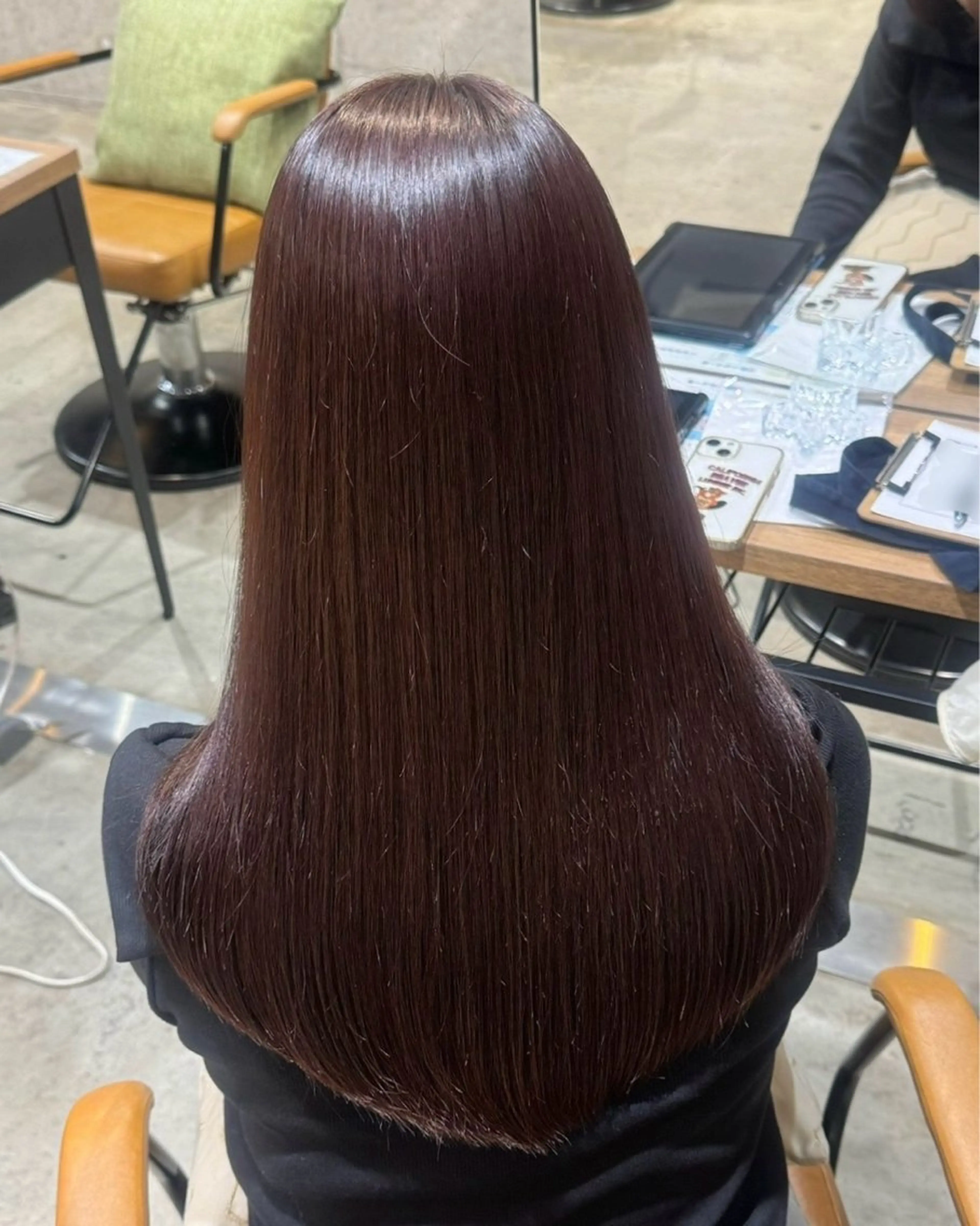 ロング カラー カット ヘアカラー 谷本虎太郎 レイヤー🌈ボブのヘアスタイル