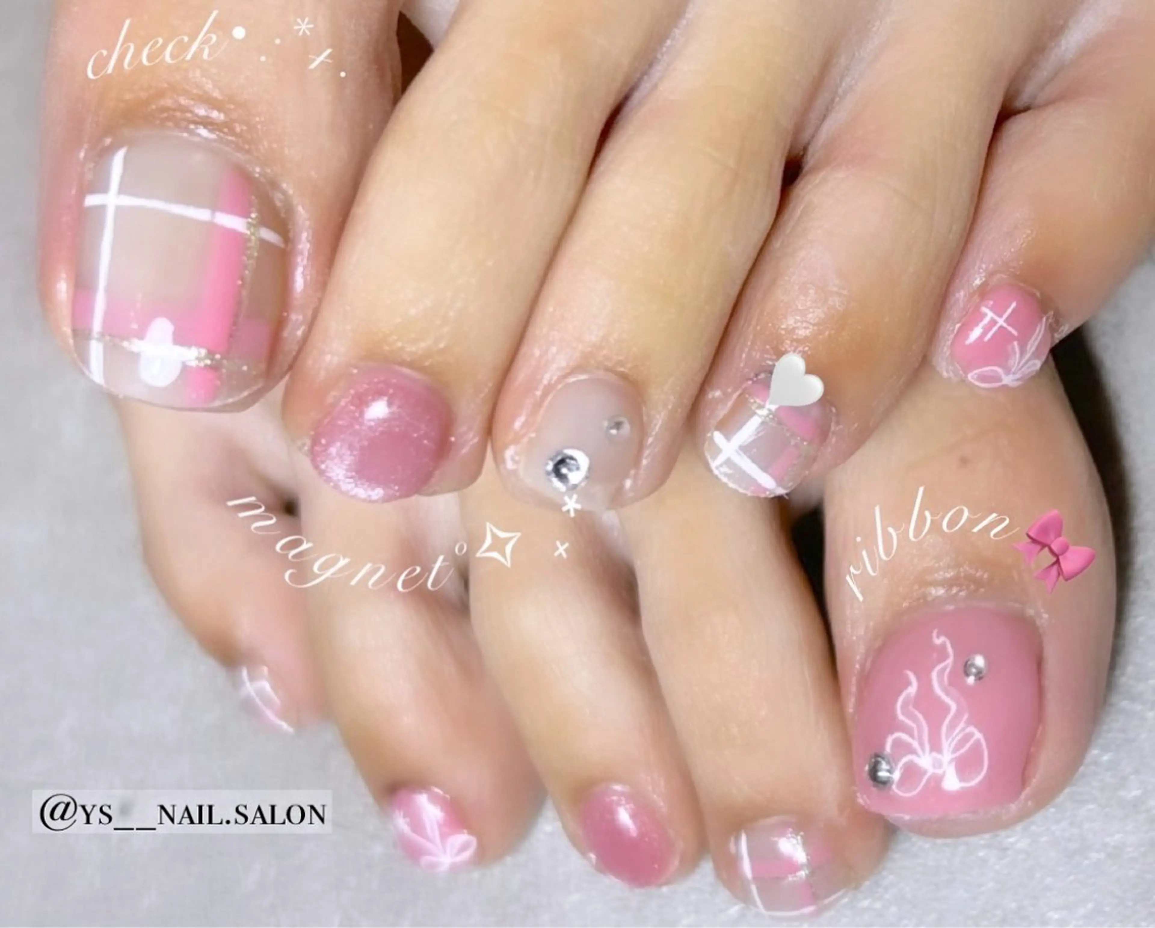 ネイル フットネイル Y's nail ˚✧₊YUIのネイルデザイン