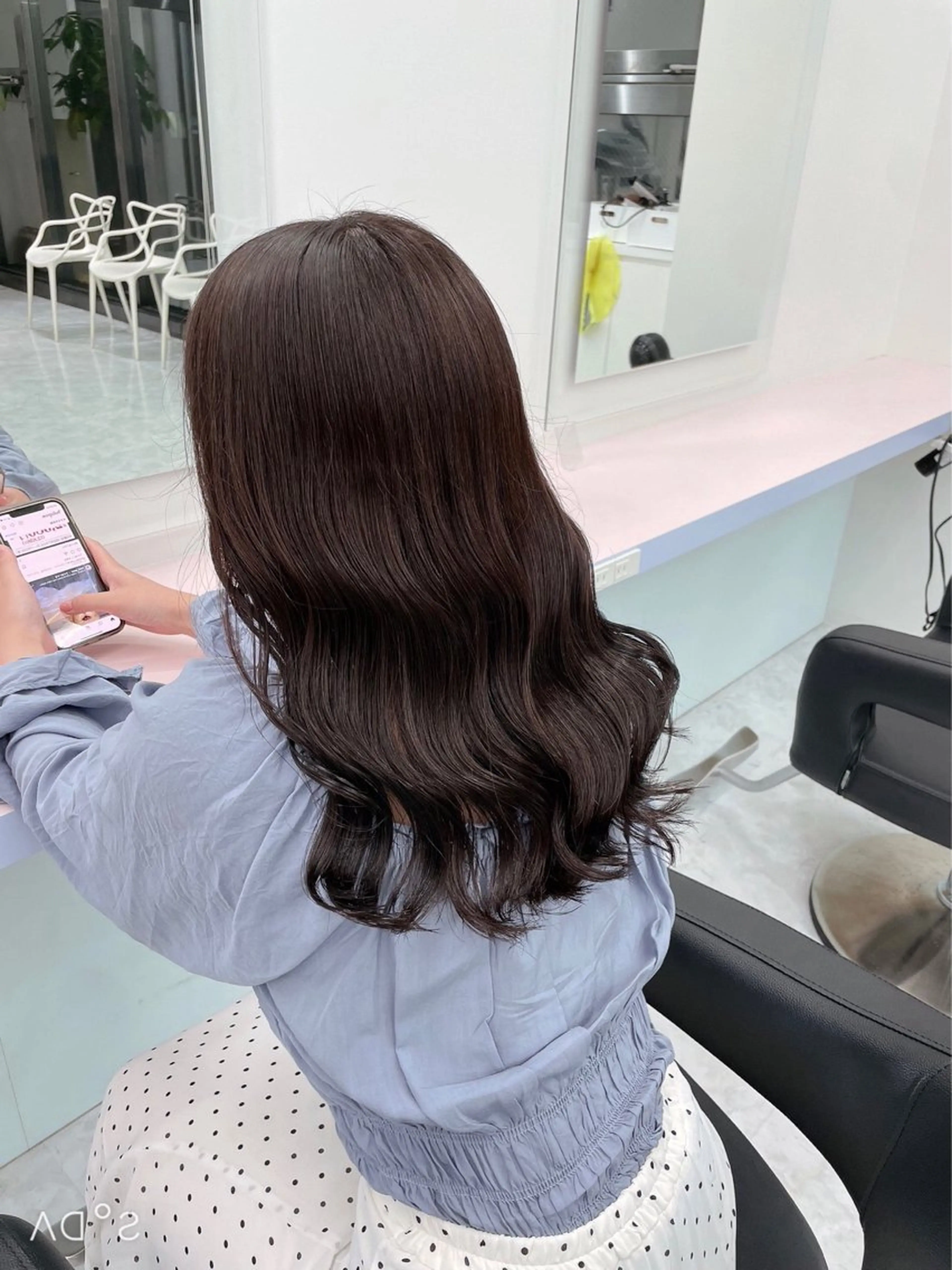 セミロング カラー ヘアアレンジ 🫧渋谷🫧 DANCE🫧のヘアスタイル