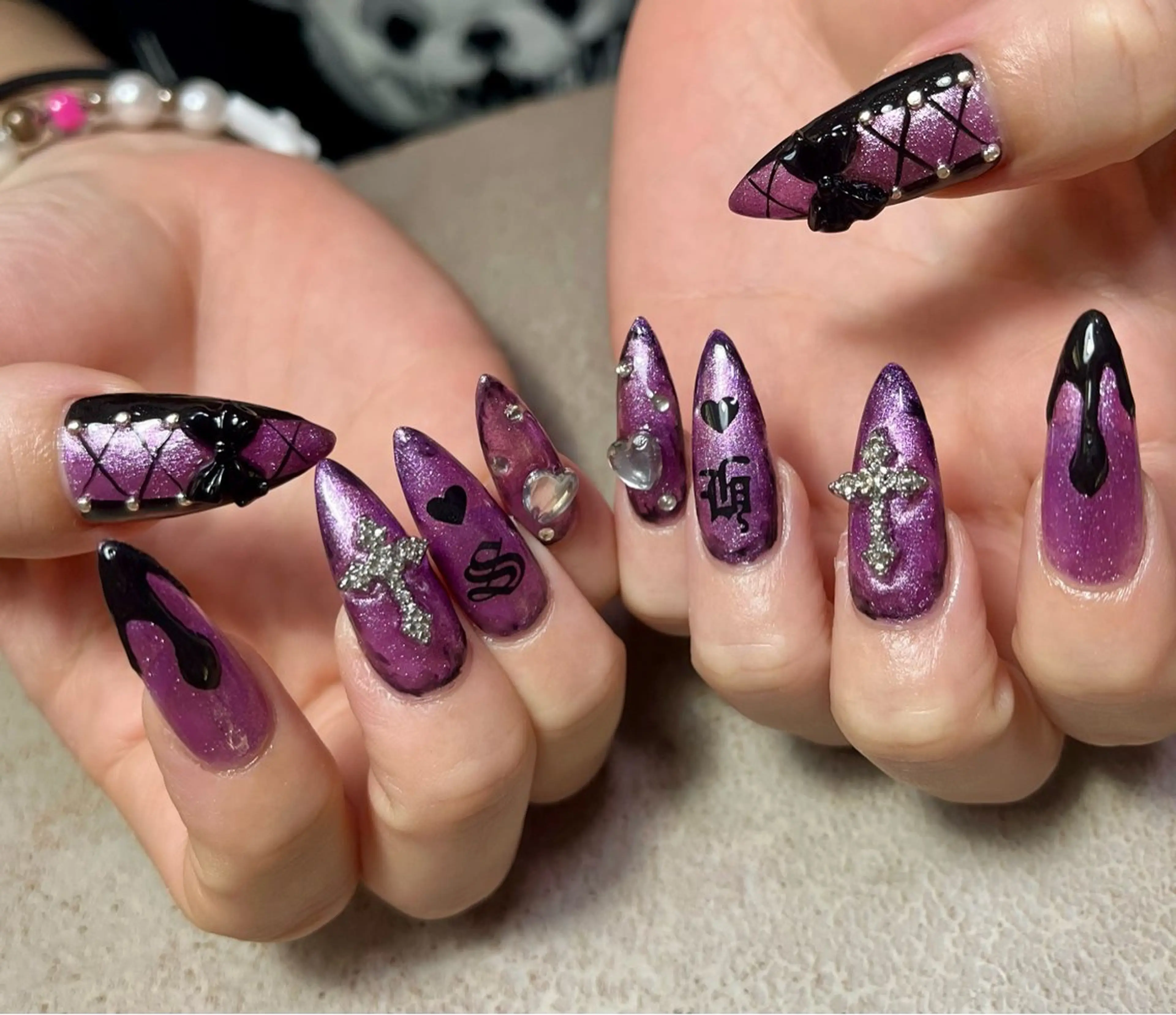 ネイル ハンドネイル goldgleams ちなのネイルデザイン