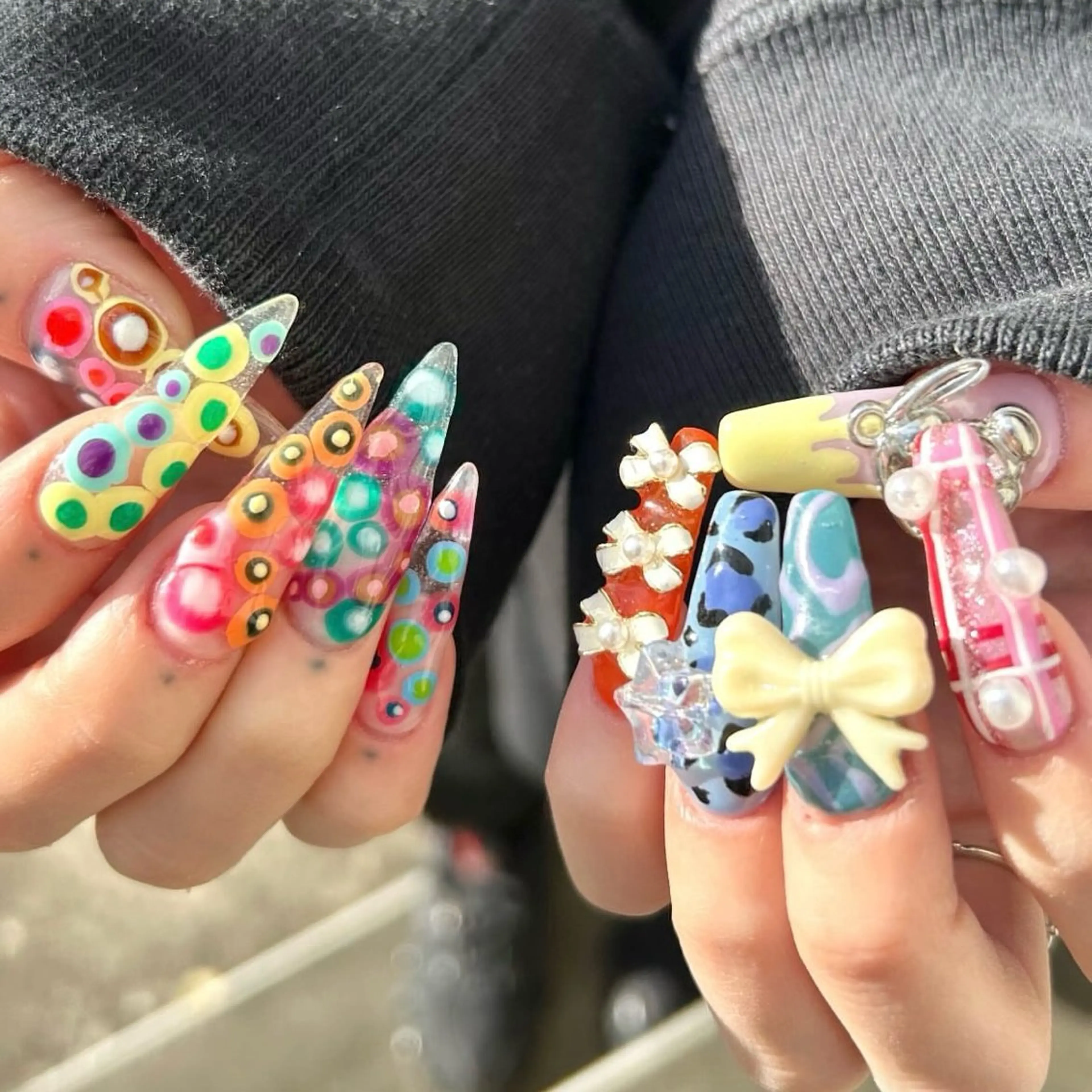 ネイル リボン ネイルチップ +me【プラスミー】 nemのネイルデザイン