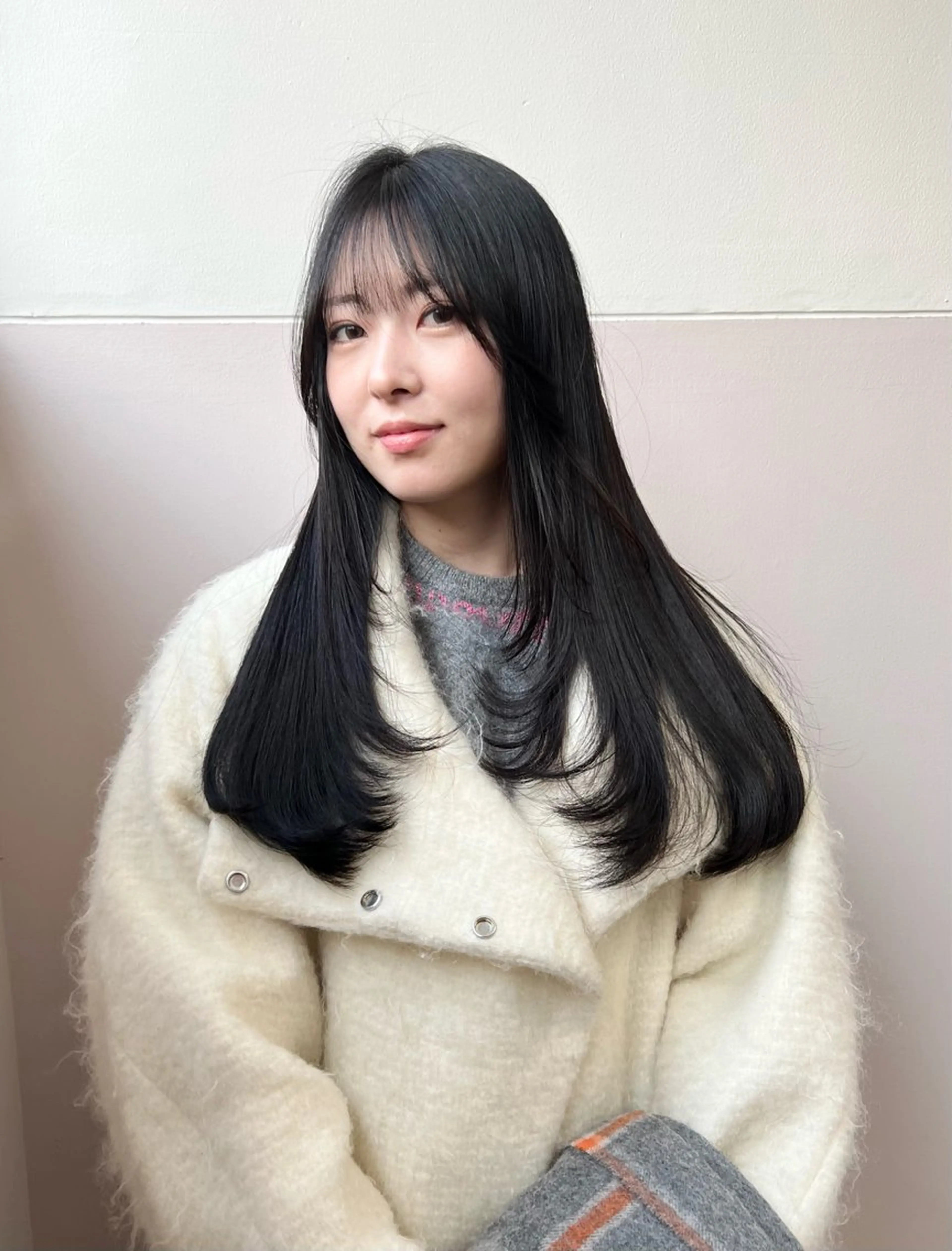 ロング カット トリートメント 樫原裕二/レイヤー カット/透明感カラーのヘアスタイル