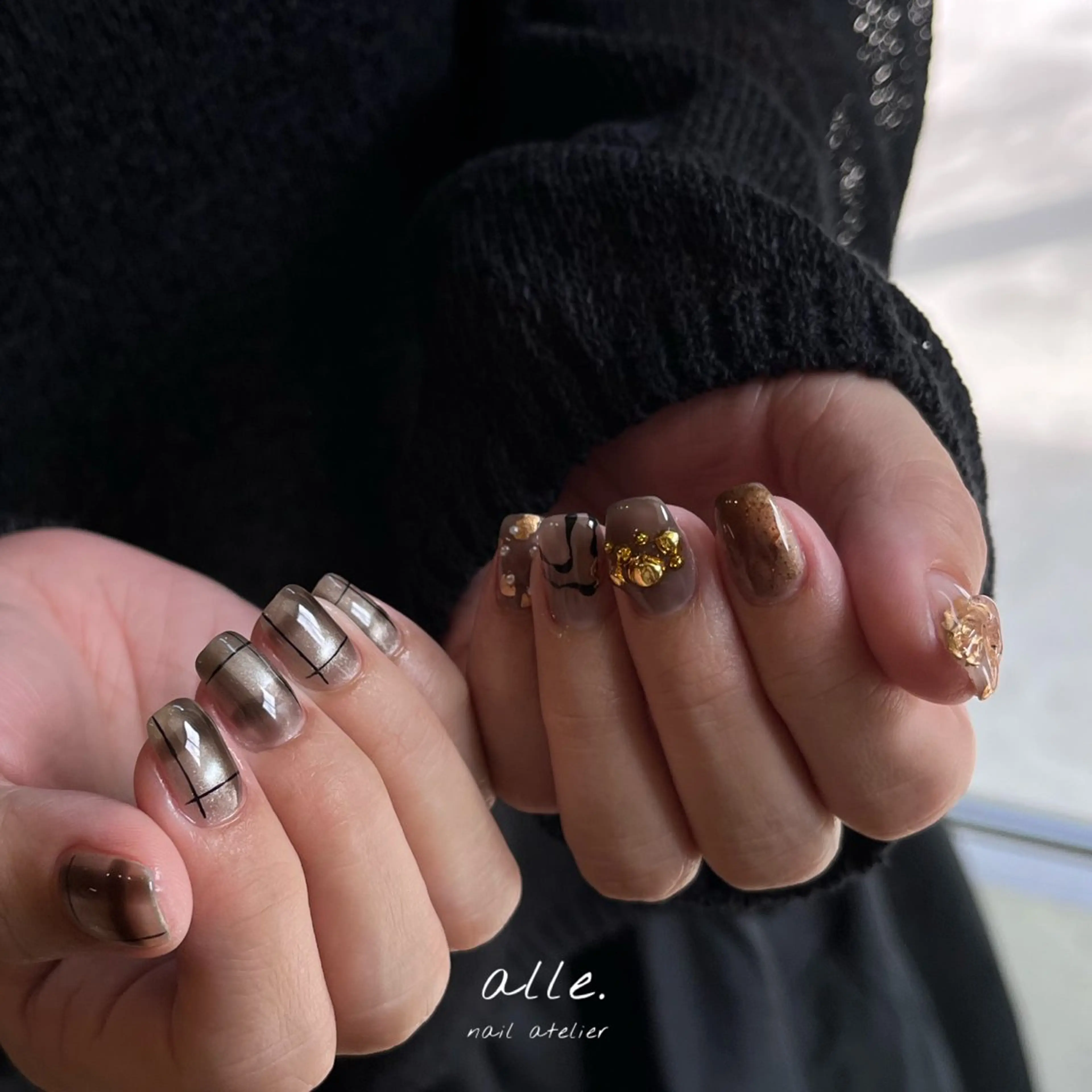ネイル ハンドネイル atelier alle.のネイルデザイン
