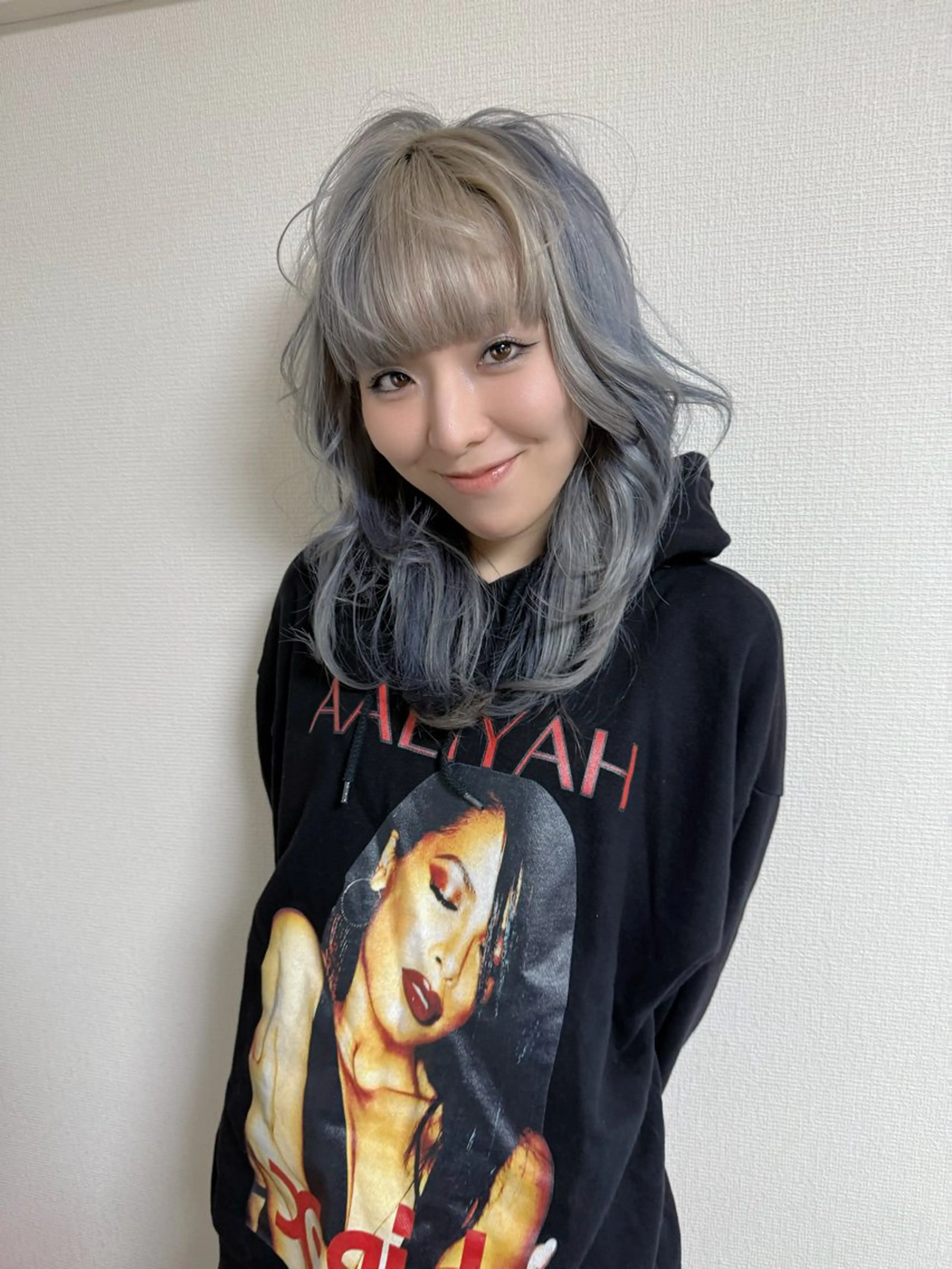 セミロング カラー デザインカラー ハイトーンカラー ヘアカラー トリートメント パーマモデル募集中 🧡‬‪田中颯士のヘアスタイル