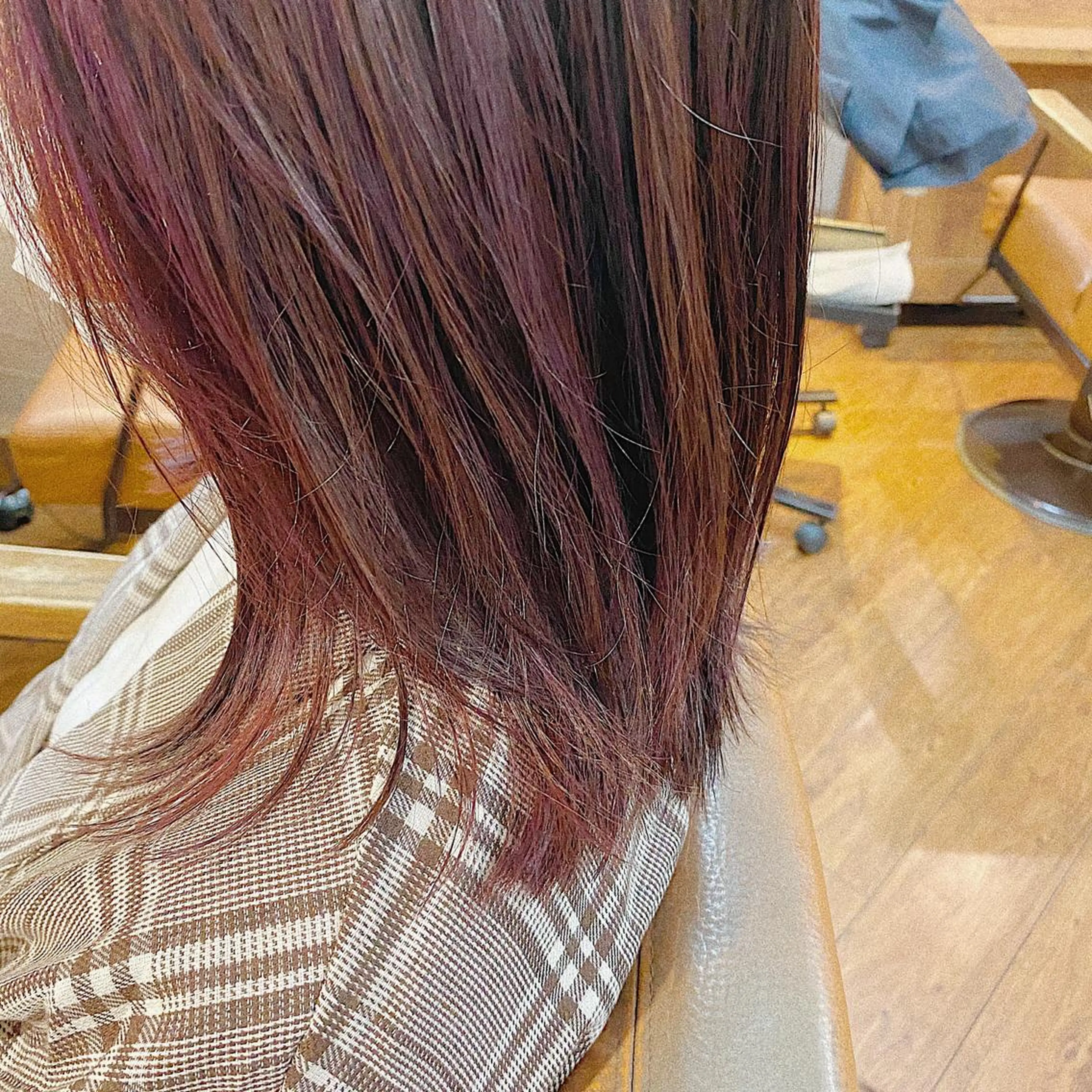 ミディアム カラー ヘアアレンジ いわい せよりのマツエク・マツパデザイン