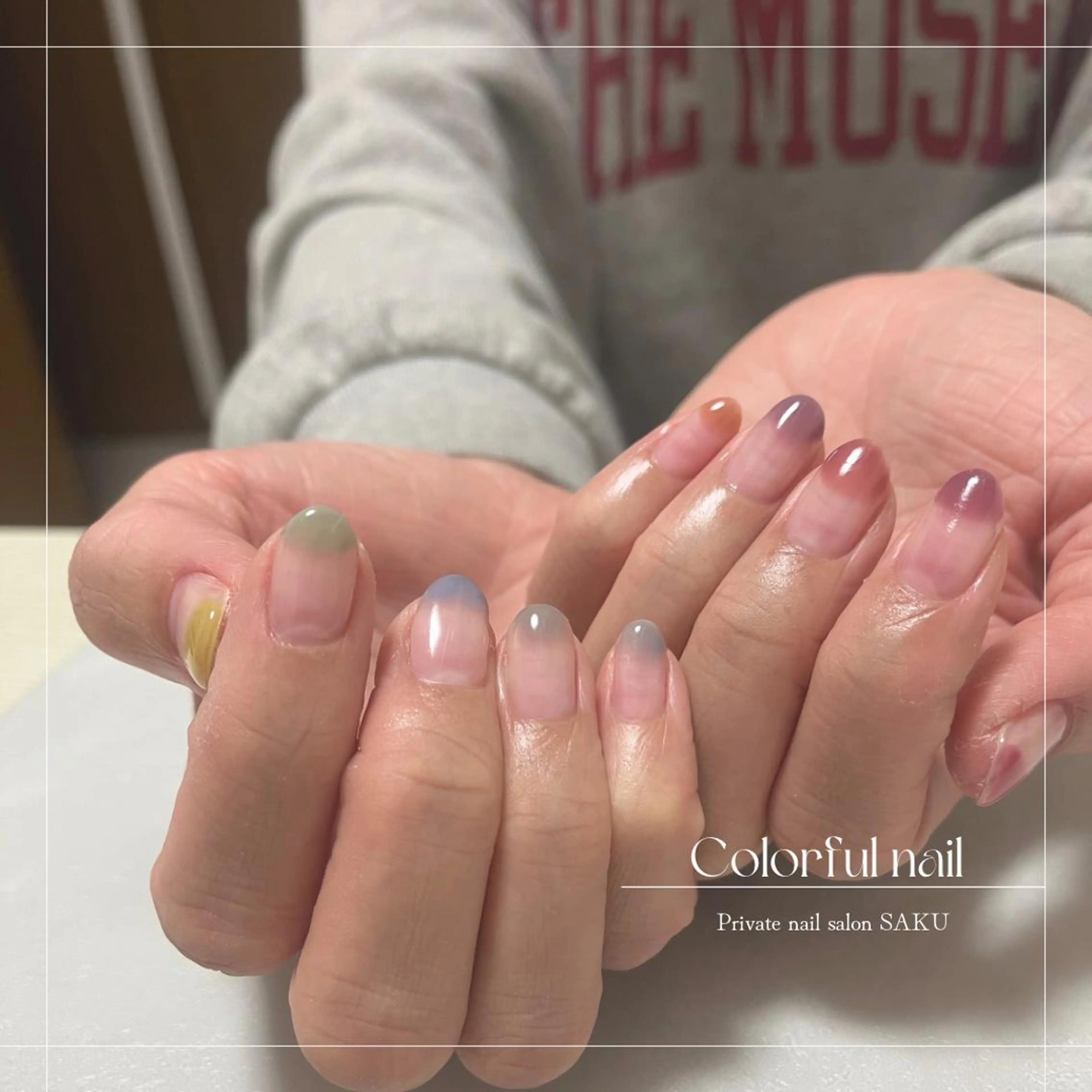 ネイル ハンドネイル SAKU  nail[サクネイル]所属・SAKU nail 作島茜のネイルデザイン