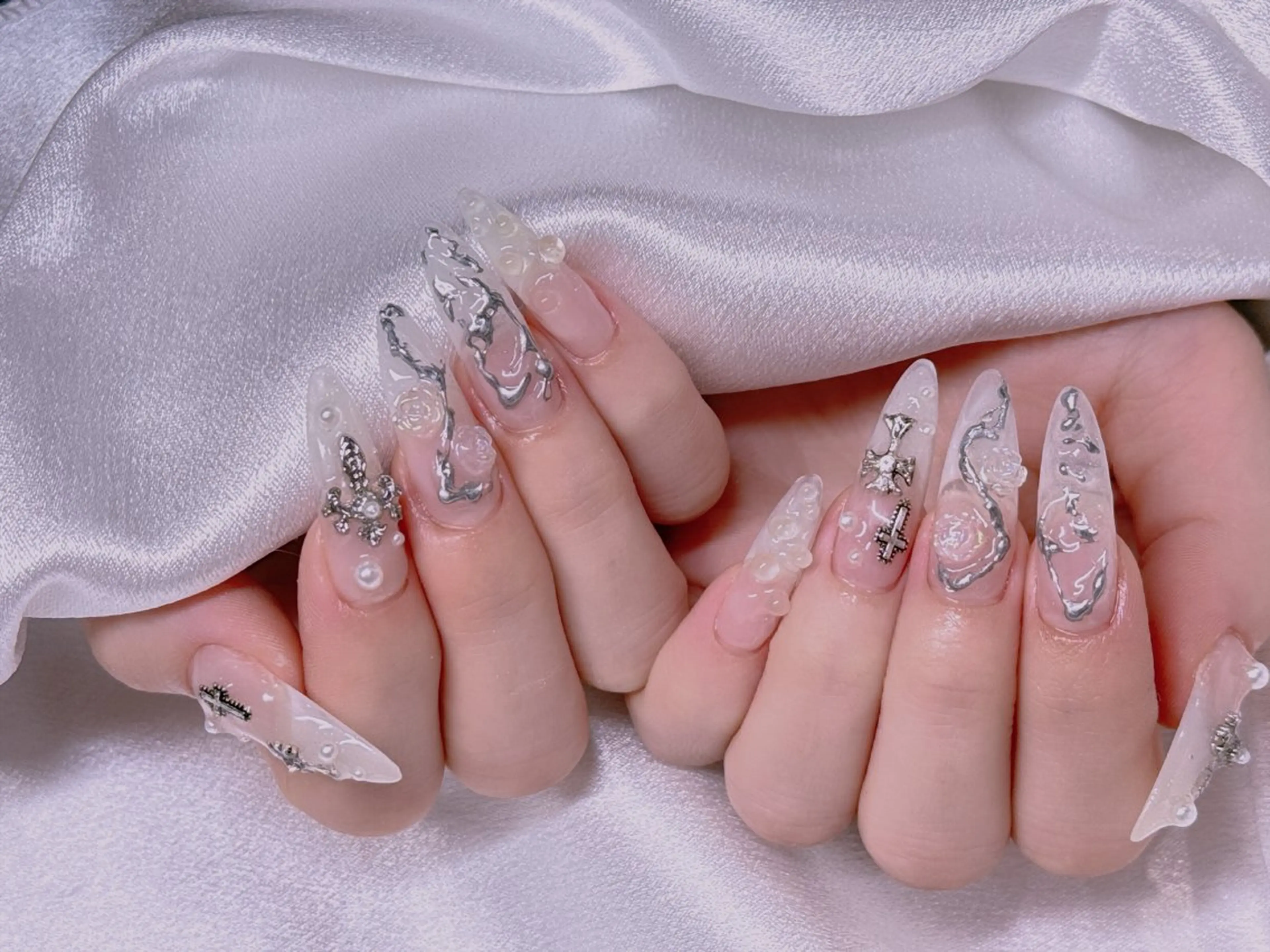 ネイル 長さだし専門店 M2　rikaのネイルデザイン