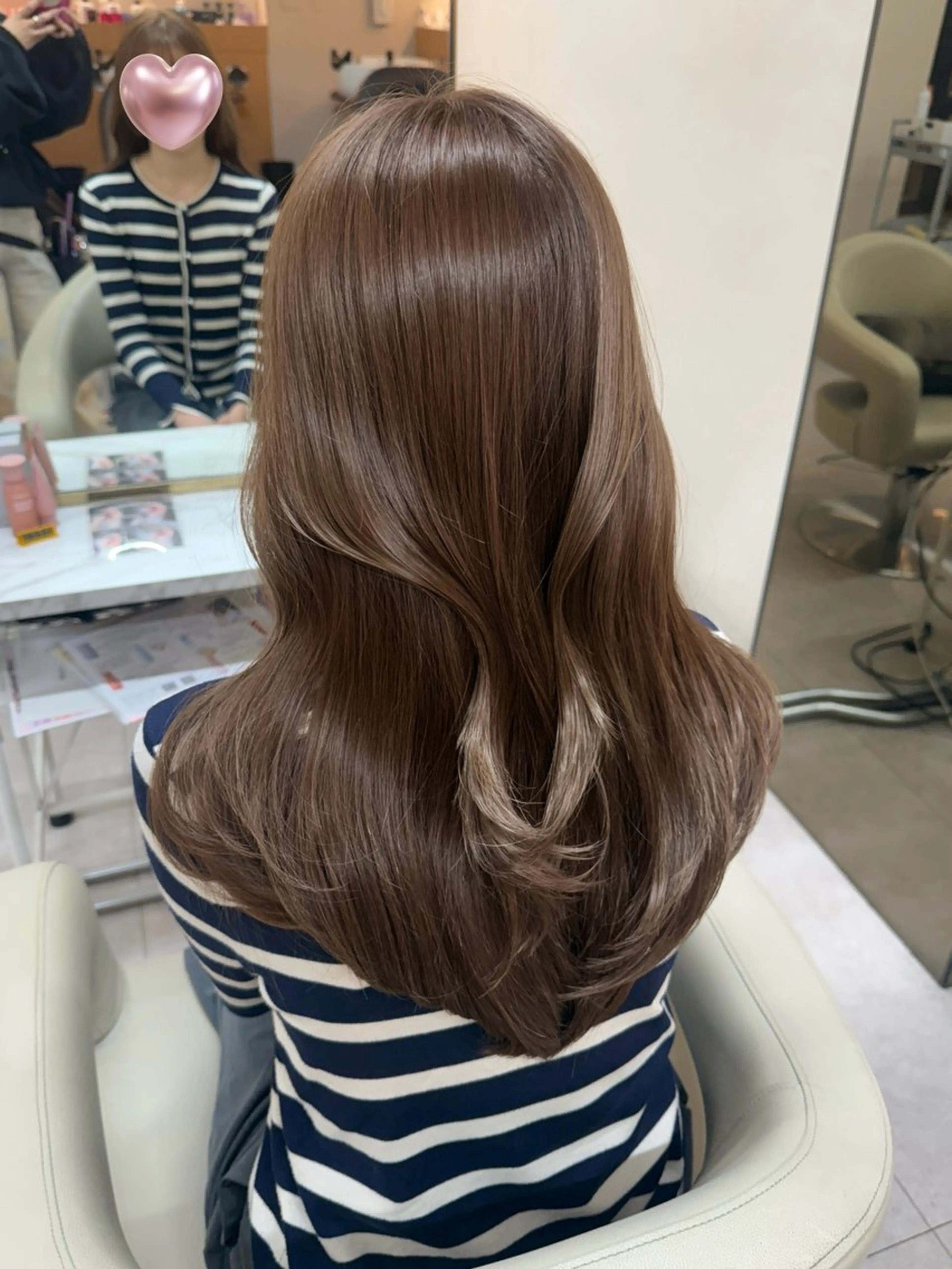 ロング カラー カット ヘアカラー トリートメント ♡韓国/レイヤー カット/Ayana♡のヘアスタイル