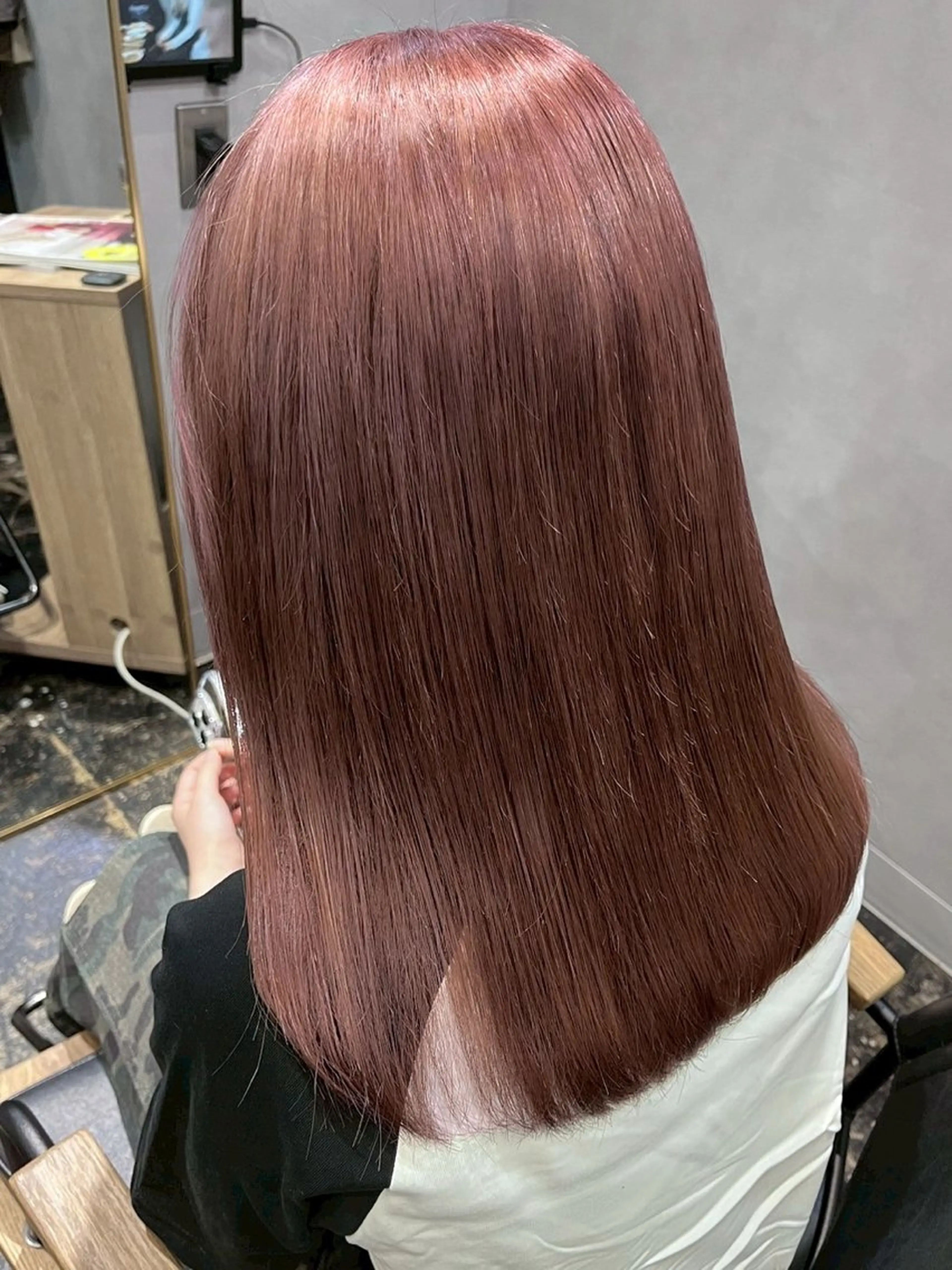 ロング カラー カット ヘアカラー トリートメント ハイトーン/韓国風/ 艶髪/吉祥寺のヘアスタイル