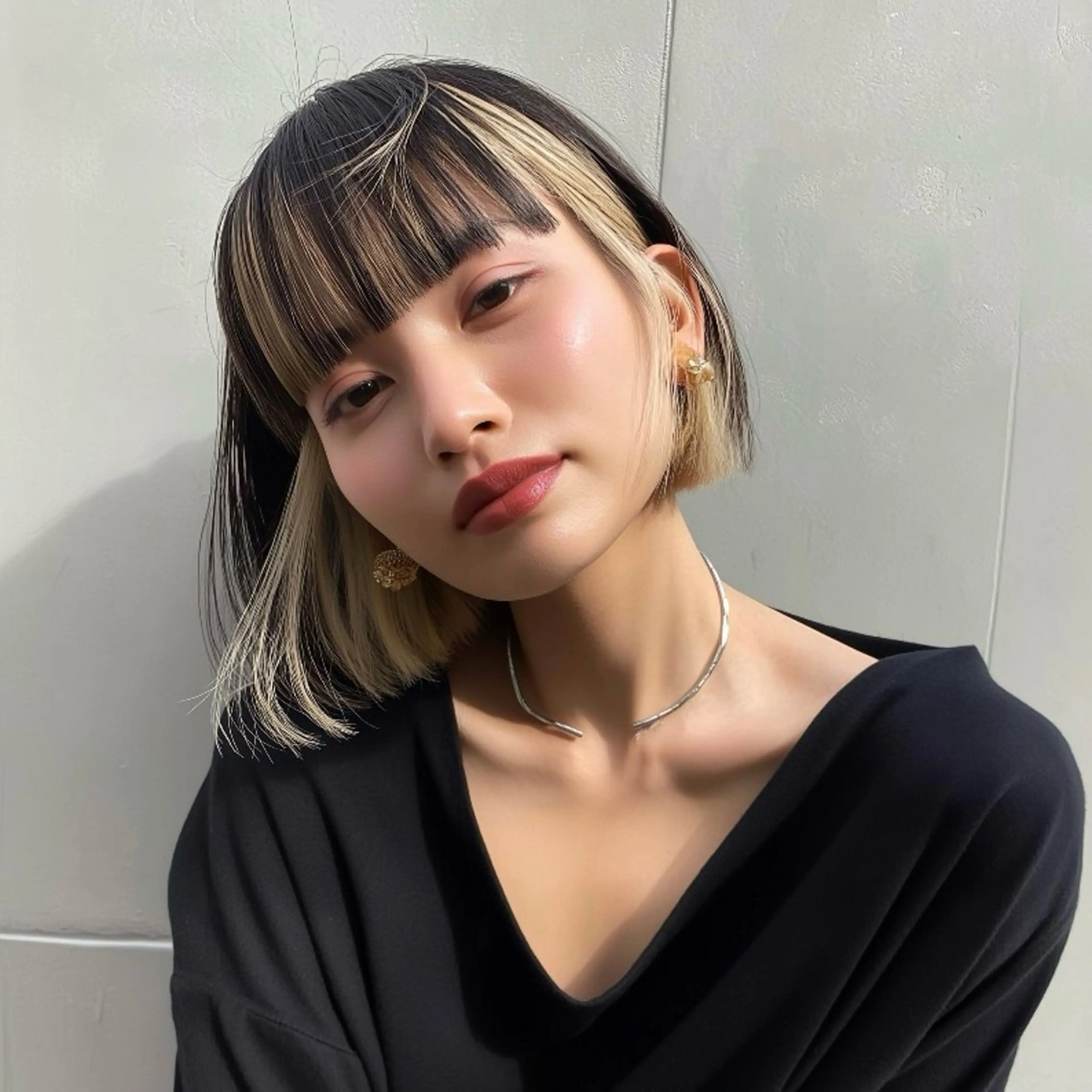 【インナーカラー🎨】カット＋インナー（ケアブリーチ１回）＋オンカラーの写真